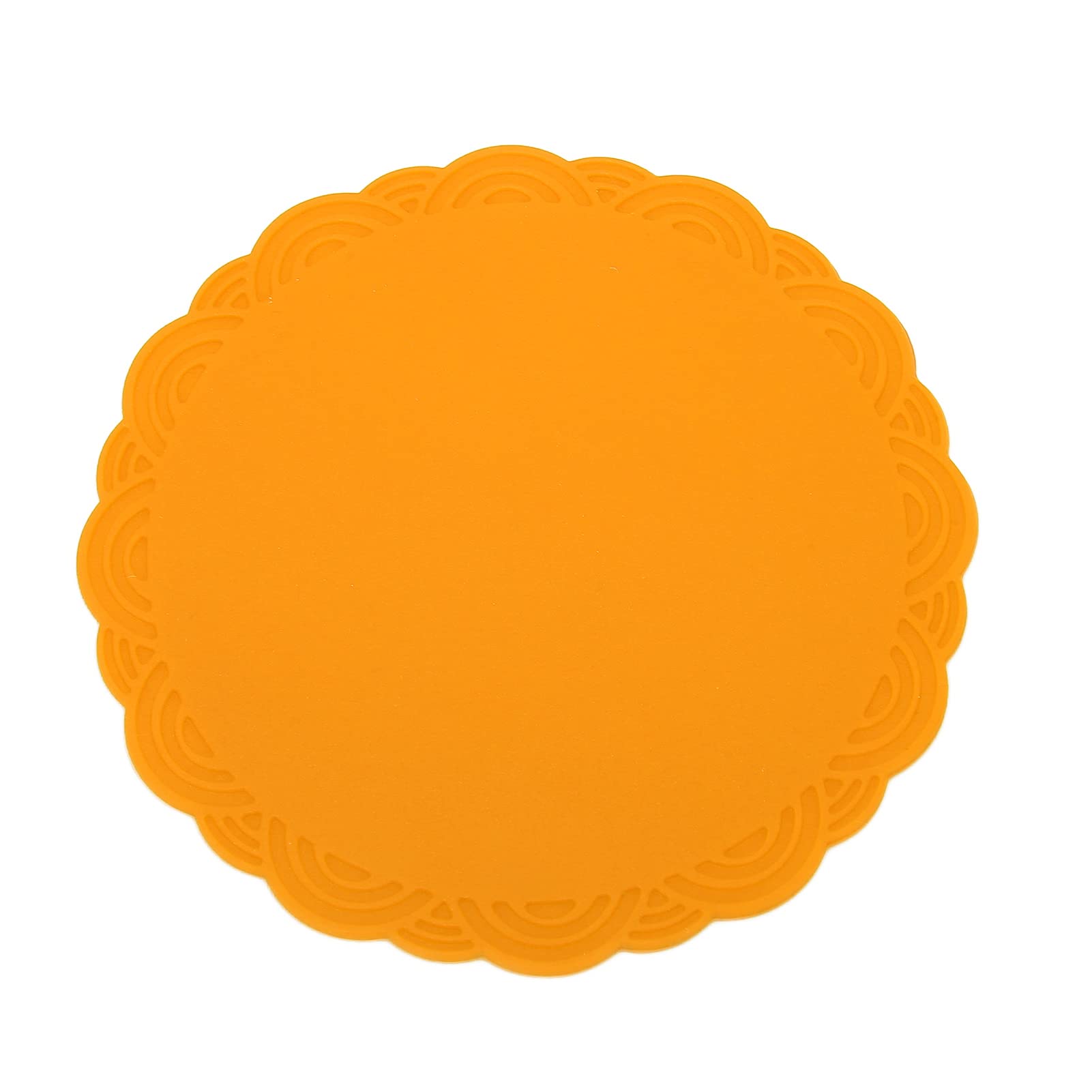 Heat Resistant Insulated Pot Holder - Multipurpose Waterproof Non-Slip Kitchen Hot Pads for Cooking, Baking & Serving (Orange) - Perfect for Stovetop, Oven & Microwave Use