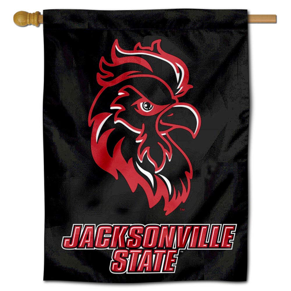Jacksonville State Gamecocks Double Sided House Flag - College Team Banner for Outdoor Decor, Game Day Party & Home Tailgating - NCAA Football Fan Gear