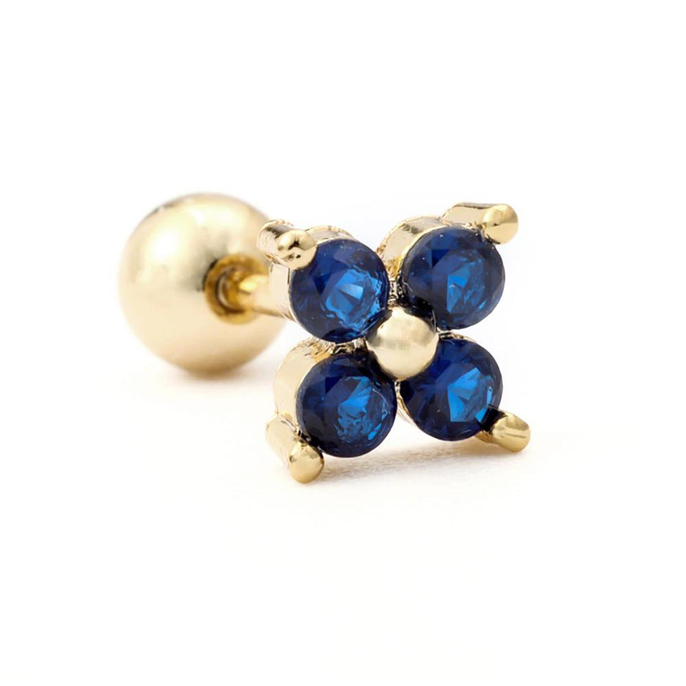 20G Cartilage Tiny Stud Earrings for Women - Flat Back Helix Earrings for Piercing | EGD0171 | Perfect for Daily Wear, Parties & Gifts