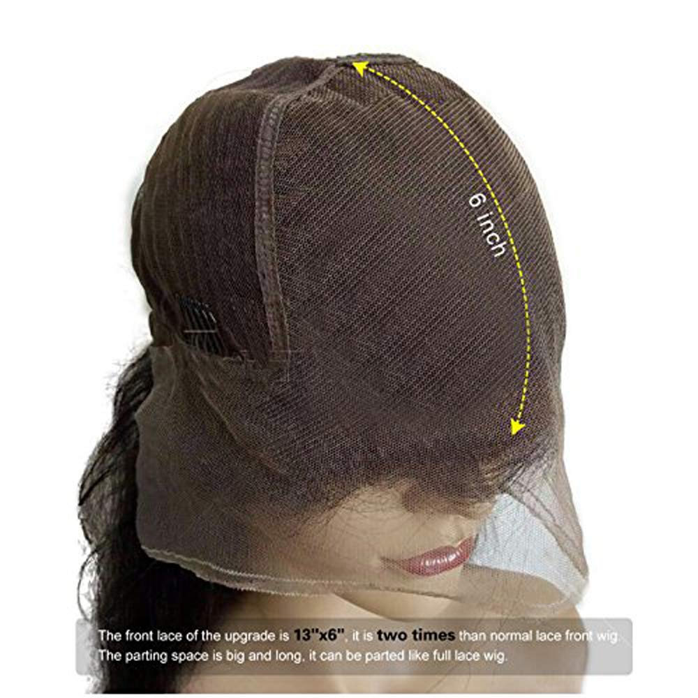 QUINLUX 13x6 Deep Part Lace Front Human Hair Wig - 1B/27 Ombre Honey Blonde Brazilian Straight Hair with Baby Hair - 150 Density 22 Inch for Women | Natural Look for Daily Wear, Parties & Cosplay