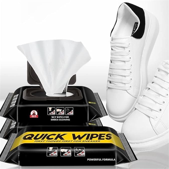 **LNT Shoe Wipes - Instant Sneaker Cleaner for Quick Dirt & Stain Removal | Reusable Shoe Cleaning Wipes for Sneakers, Running Shoes & Casual Footwear | Perfect for Gym, Travel & Outdoor Activities**