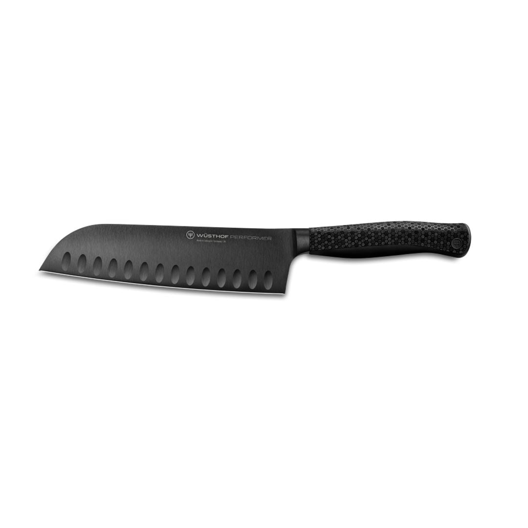 Wusthof Performer 7-Inch Hollow Ground Santoku Knife - Premium German Kitchen Knife for Slicing, Dicing & Chopping - Perfect for Home Chefs & Professional Cooking