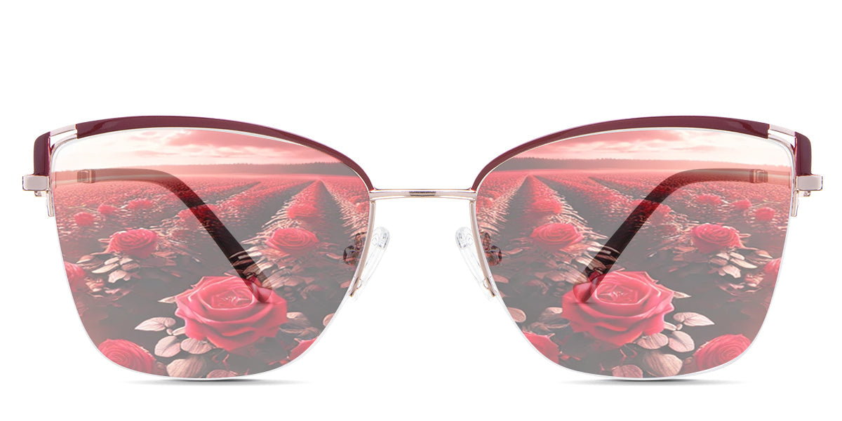 Phoebe Women's Prescription Tinted Glasses - Stylish & UV Protection for Everyday Wear, Reading, and Outdoor Activities