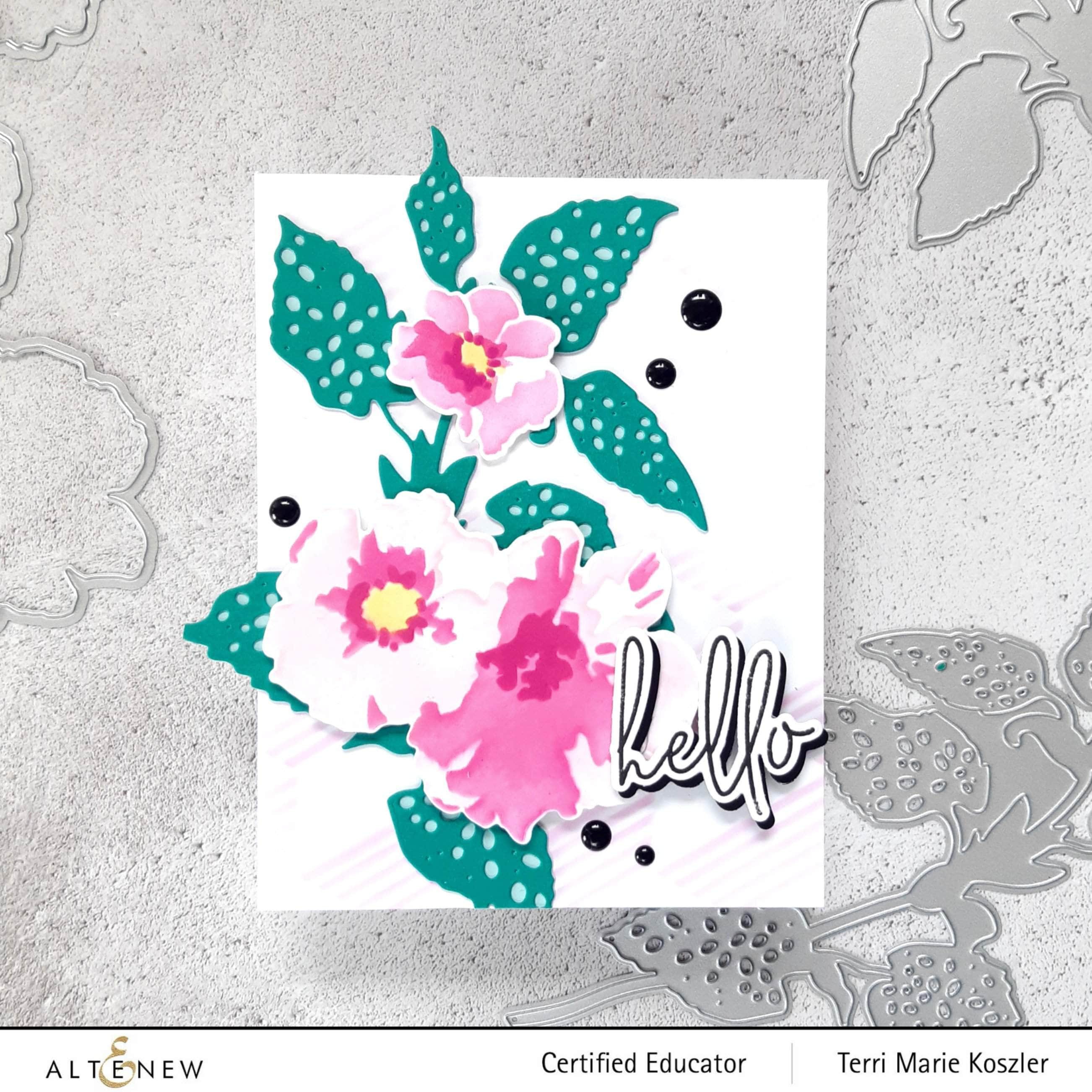 Polka Dot Leaves Die Set for Scrapbooking, Card Making, and DIY Crafts - Perfect for Paper Cutting, Stamping, and Home Decor Projects