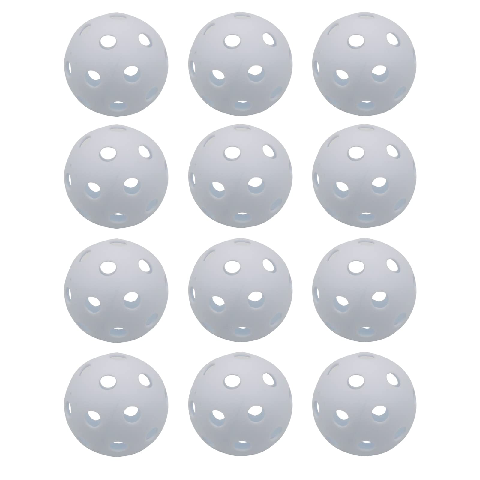 Avesfer 9-Inch Plastic Practice Baseballs with Mesh Bag - Anti-Crack Soft Training Baseballs for Hitting & Batting | Lightweight Hollow Design for Indoor/Outdoor Team Drills & Coaching | Perfect for Youth Training, Backyard Practice & Baseball Skill Development