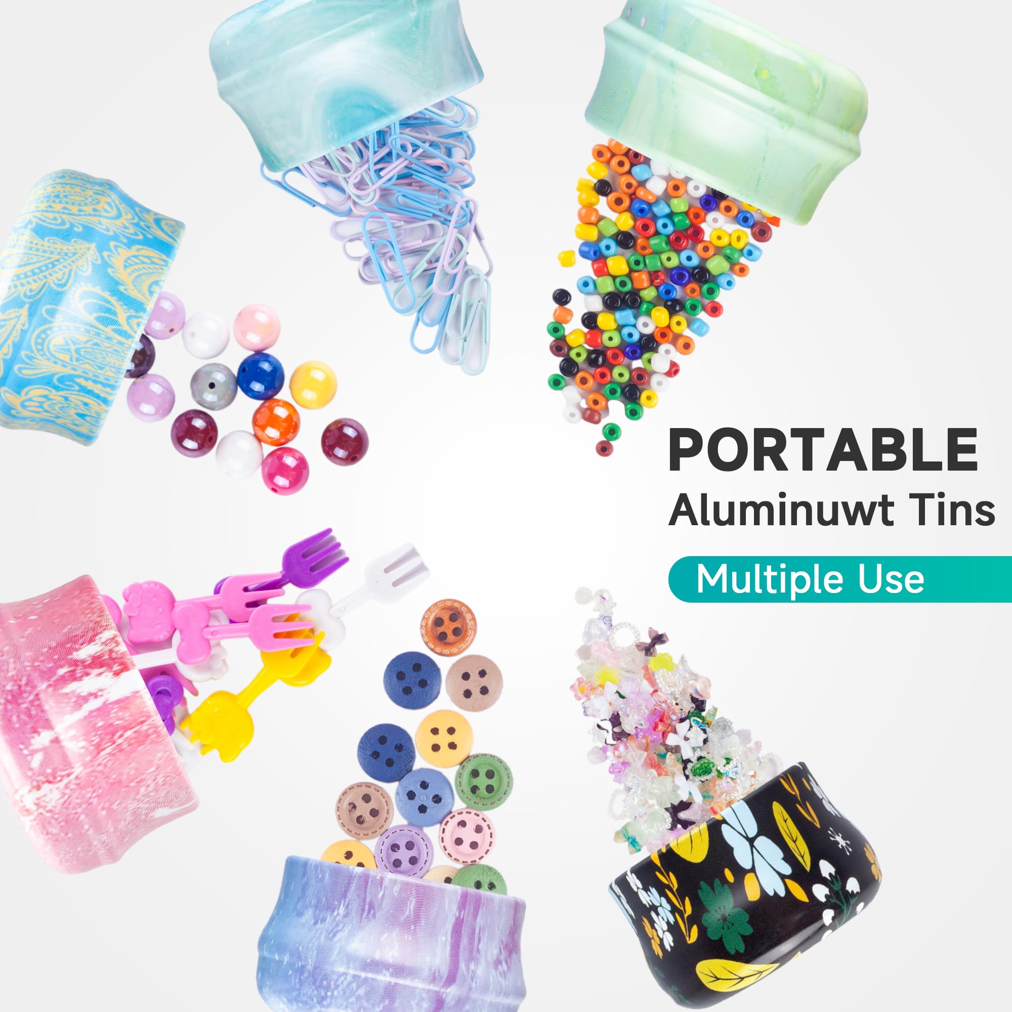 12 Pack 10 Gram Refillable Lip Balm Tins - Mini Travel-Sized Cosmetic Containers for Salves, Creams, Candles & Tea | Perfect for DIY Beauty, Travel Essentials & Small Gift Packaging