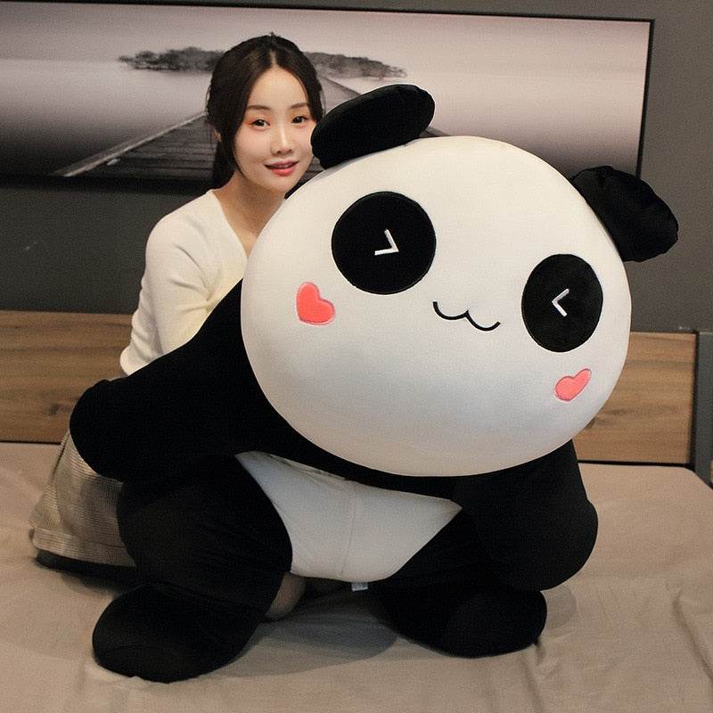 Giant Soft Plush Panda Stuffed Animal Toy - Large Cuddly Panda Bear for Kids, Nursery Decor, Birthday Gifts & Photo Props