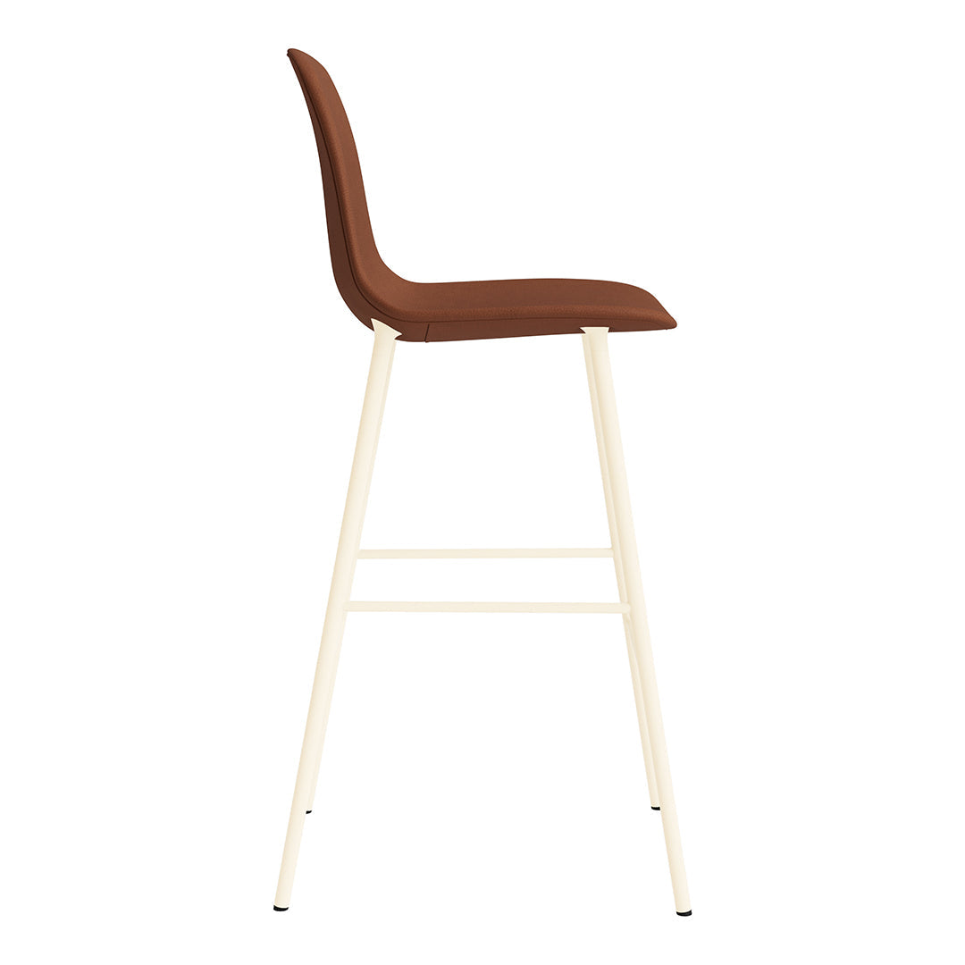 Modern Form Bar Chair - Fully Upholstered Counter Stool with Comfortable Seat - Perfect for Kitchen Islands, Breakfast Bars & Home Bars