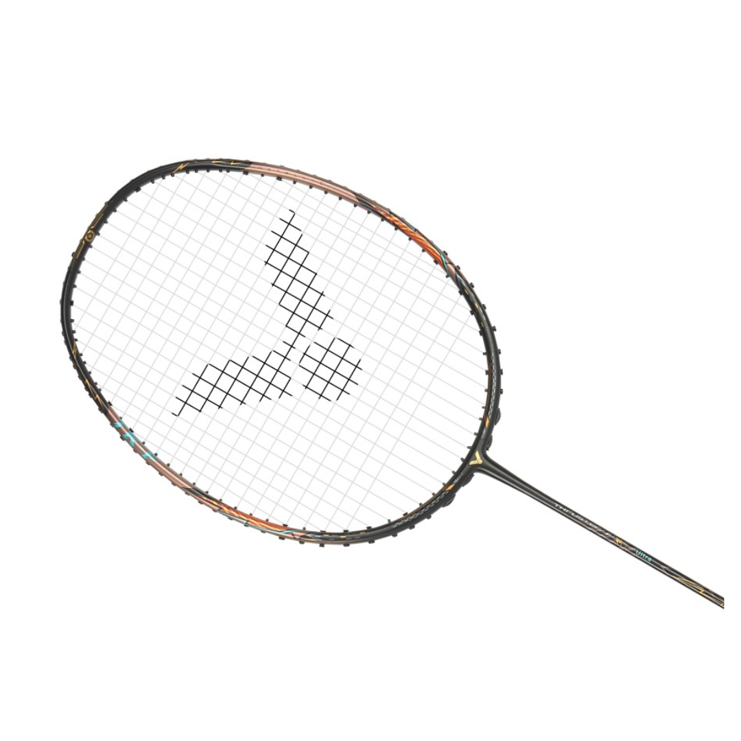 Victor Thruster F Falcon Ultra Unstrung Badminton Racket [Black] - Lightweight & Durable for Professional & Recreational Play