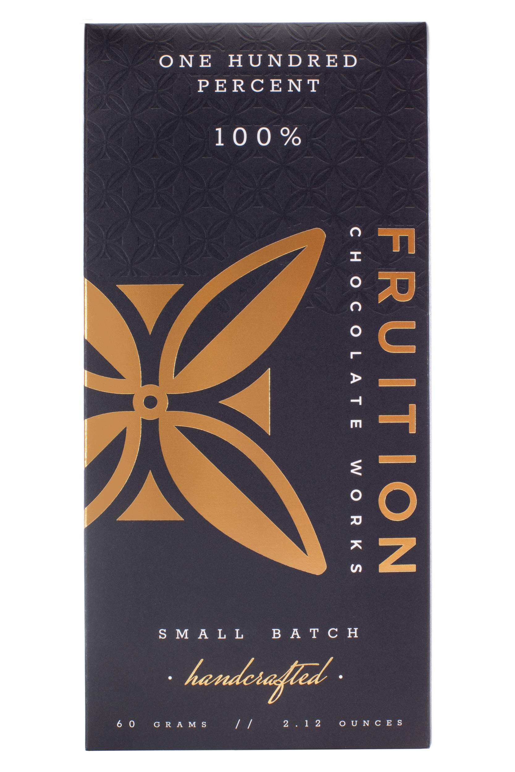 Fruition Chocolate 100% Pure Dark Chocolate Bars - Organic, Vegan & Gluten-Free Gourmet Baking Chocolate for Desserts, Hot Cocoa & Healthy Snacking