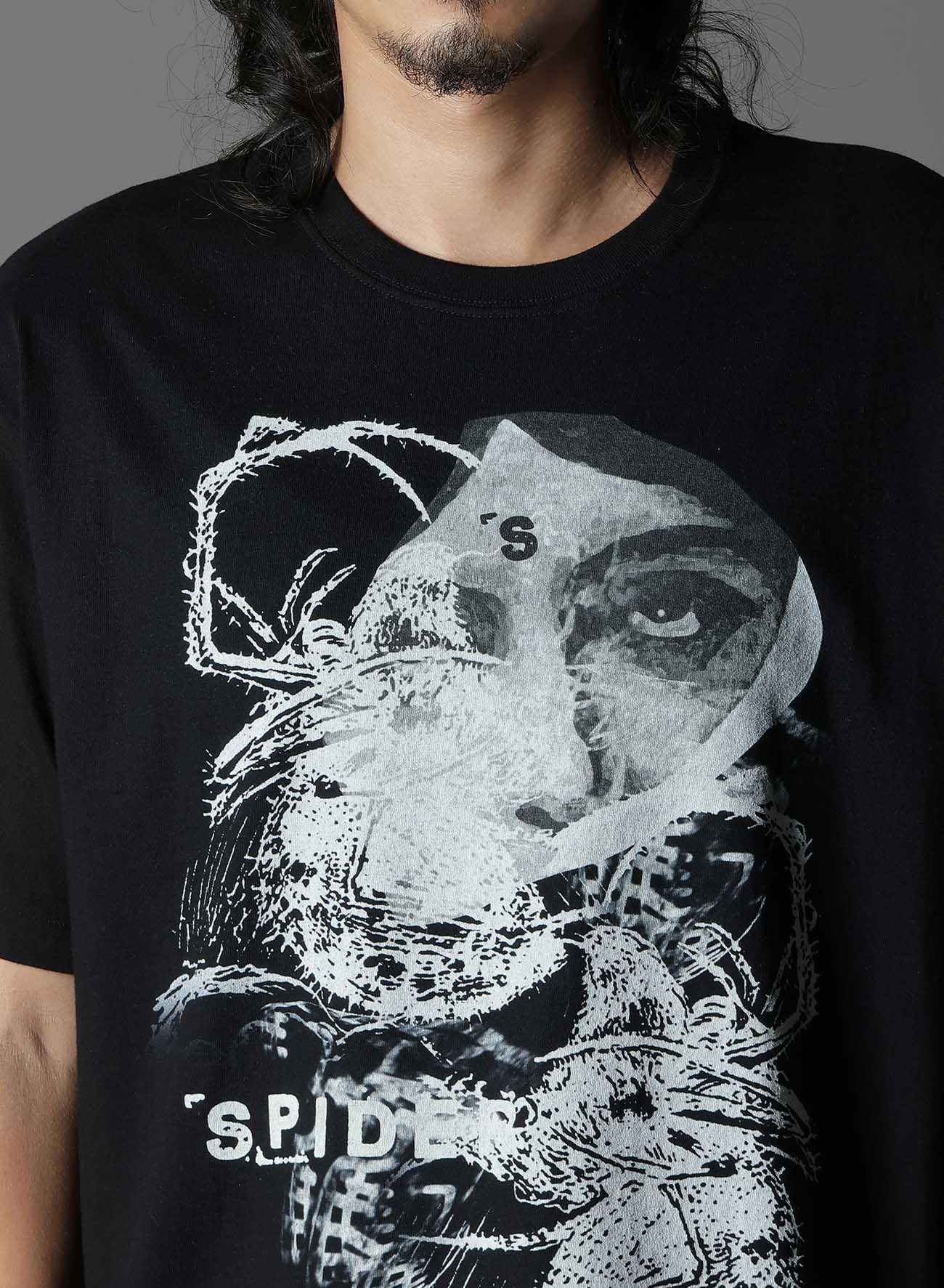 Spider Graphic Cotton Jersey T-Shirt for Men & Women - Soft & Comfortable Casual Tee for Everyday Wear, Halloween, and Cosplay