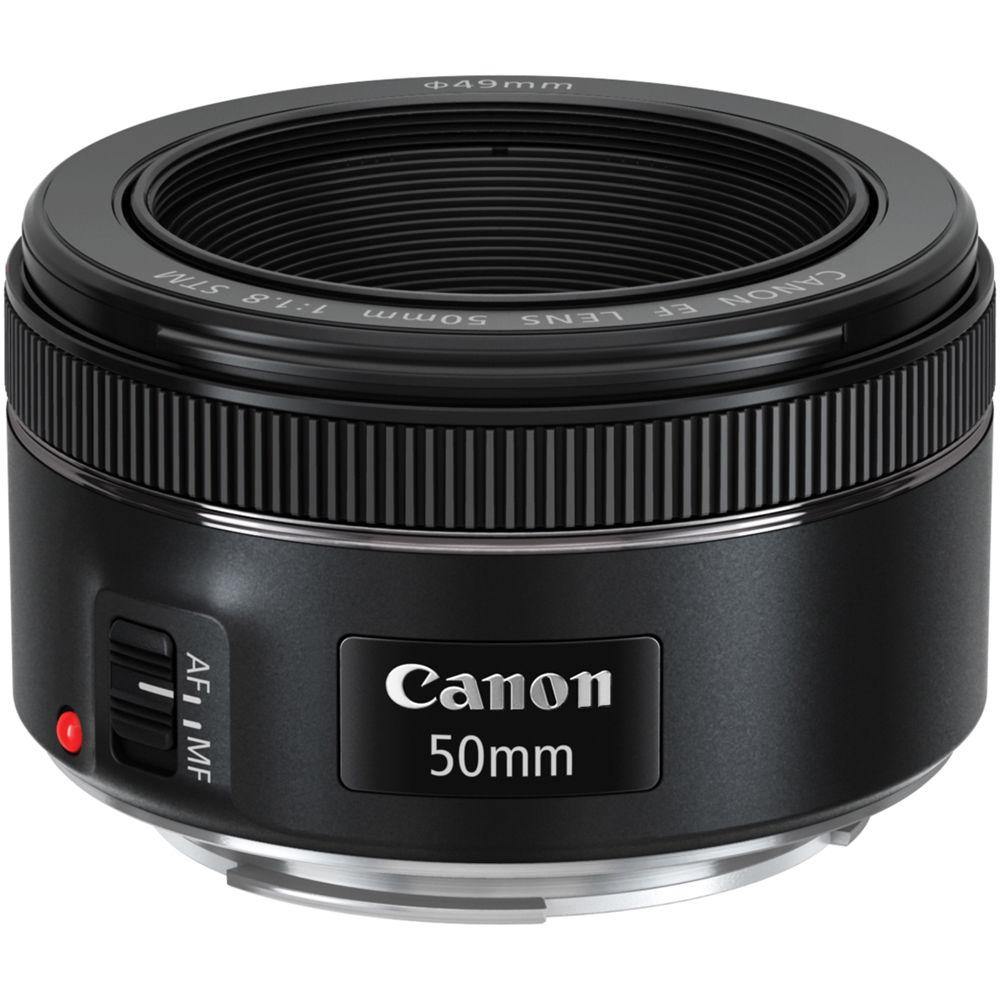 Canon EF 50mm f/1.8 STM Lens - Fast Prime Lens for Portrait & Low Light Photography - Perfect for DSLR Cameras, Vlogging & Creative Shooting