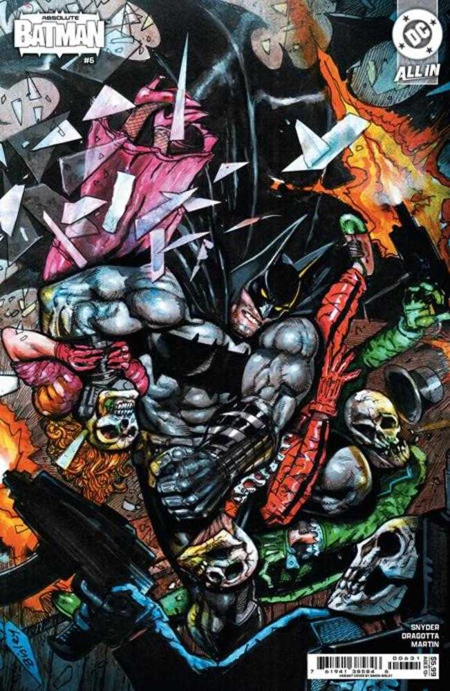 Absolute Batman #6 Cover C Simon Bisley Card Stock Variant - Collectible Comic Book for DC Fans, Perfect for Display & Investment - Great for Home Decor, Gifts & Comic Collections