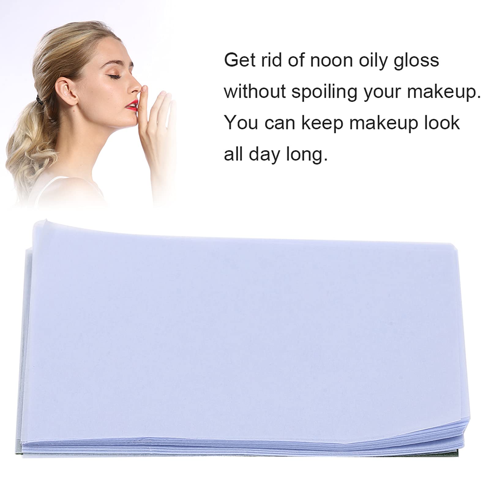 Lavender Oil Absorbing Sheets for Face - Premium Oil Blotting Paper for Oily Skin Care, Remove Excess Oil & Shine | Portable Facial Tissues for On-the-Go Use, Makeup Touch-Ups & Shine Control