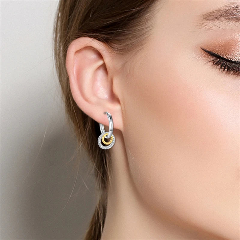 Cute Bee Earrings for Girls - Gold Plated Dainty Honeycomb Jewelry Gift for Women & Teens - Perfect for Everyday Wear, Parties & Gifts
