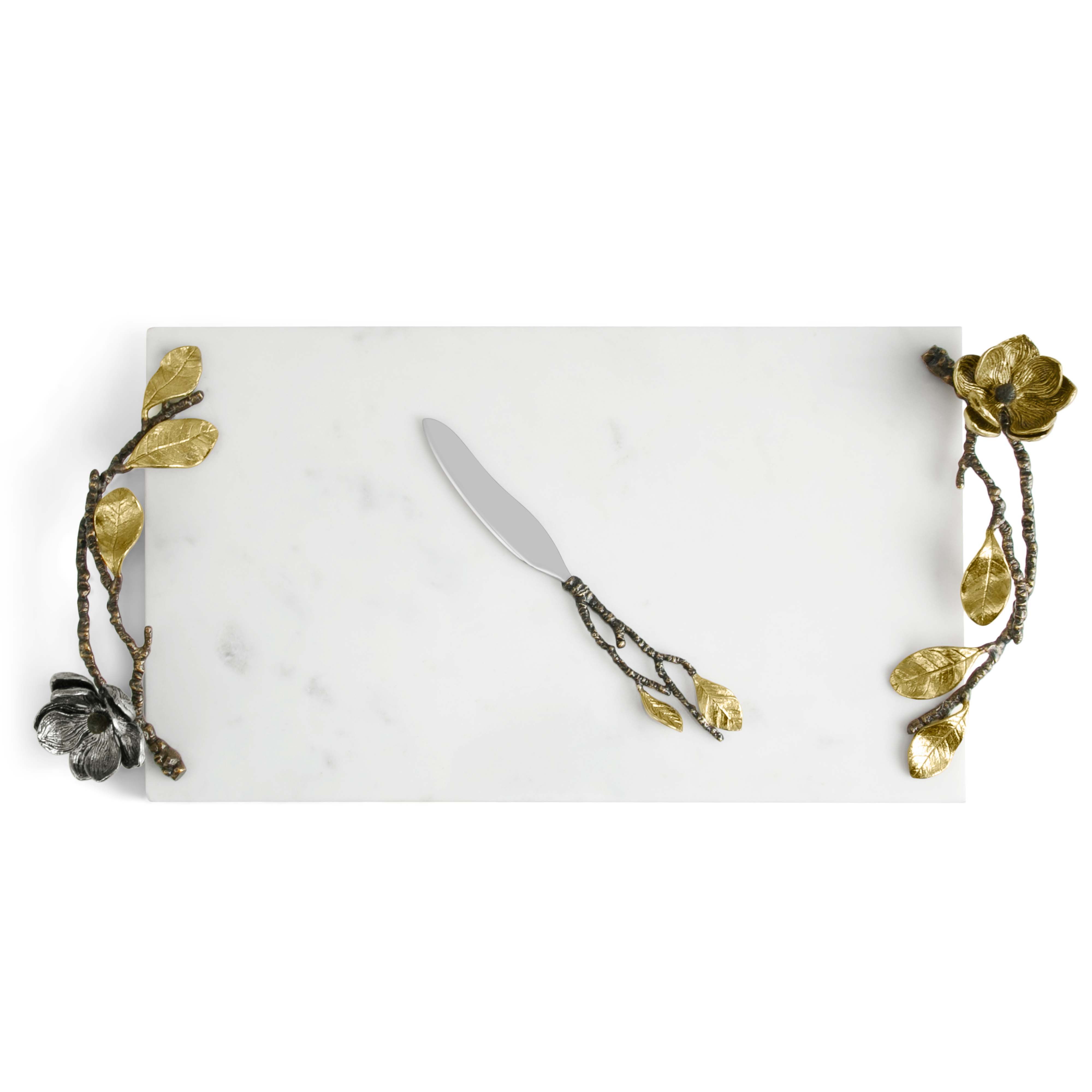 Vintage Floral Cheese Board Set with Knife - Perfect for Wine & Cheese Parties, Charcuterie Platters, and Entertaining Guests