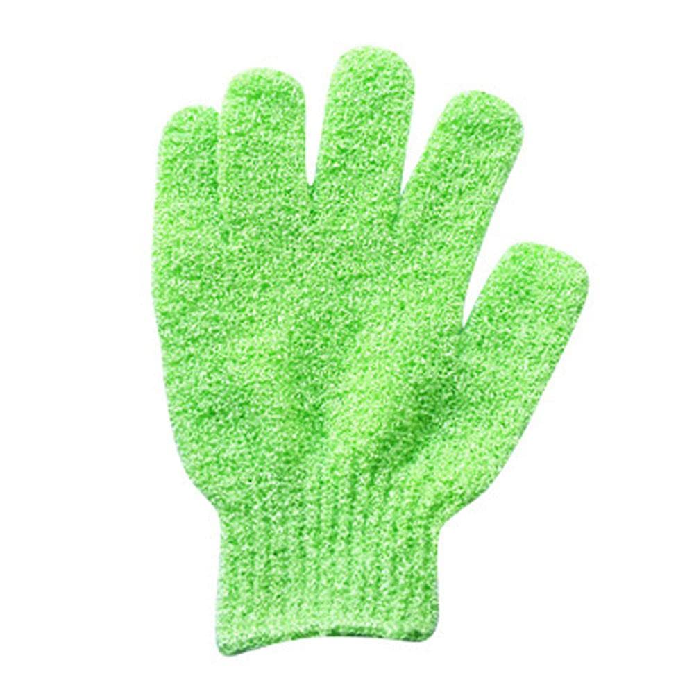 Exfoliating Shower Gloves - 1 Pair Spa Bath Gloves for Deep Cleansing & Body Scrub, Skid-Resistant Loofah Scrubber for Smooth Skin - Perfect for Home Spa, Massage & Exfoliation Routine
