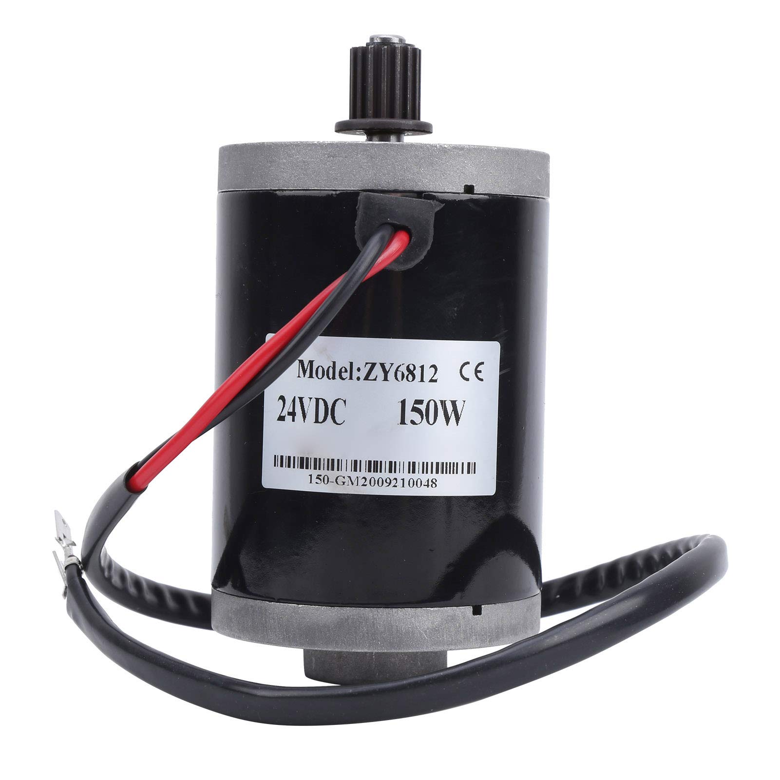 12V DC Electric Brush Motor - Aluminum Chain Tooth Motor for Electric Scooters & Bikes | High Torque Replacement Motor for DIY E-Scooter & Bicycle Projects