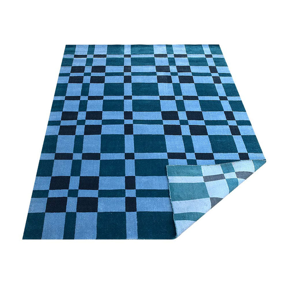 Premium Hand-Knotted Wool Braid Rug - Soft & Durable for Living Room, Bedroom, or Office Decor