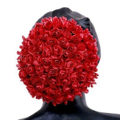 TRIPLC Bun Maker Juda Hair Accessory - 3-Pack Hair Donut for Perfect Buns (Red) | Great for Ballet, Workout & Everyday Hairstyles