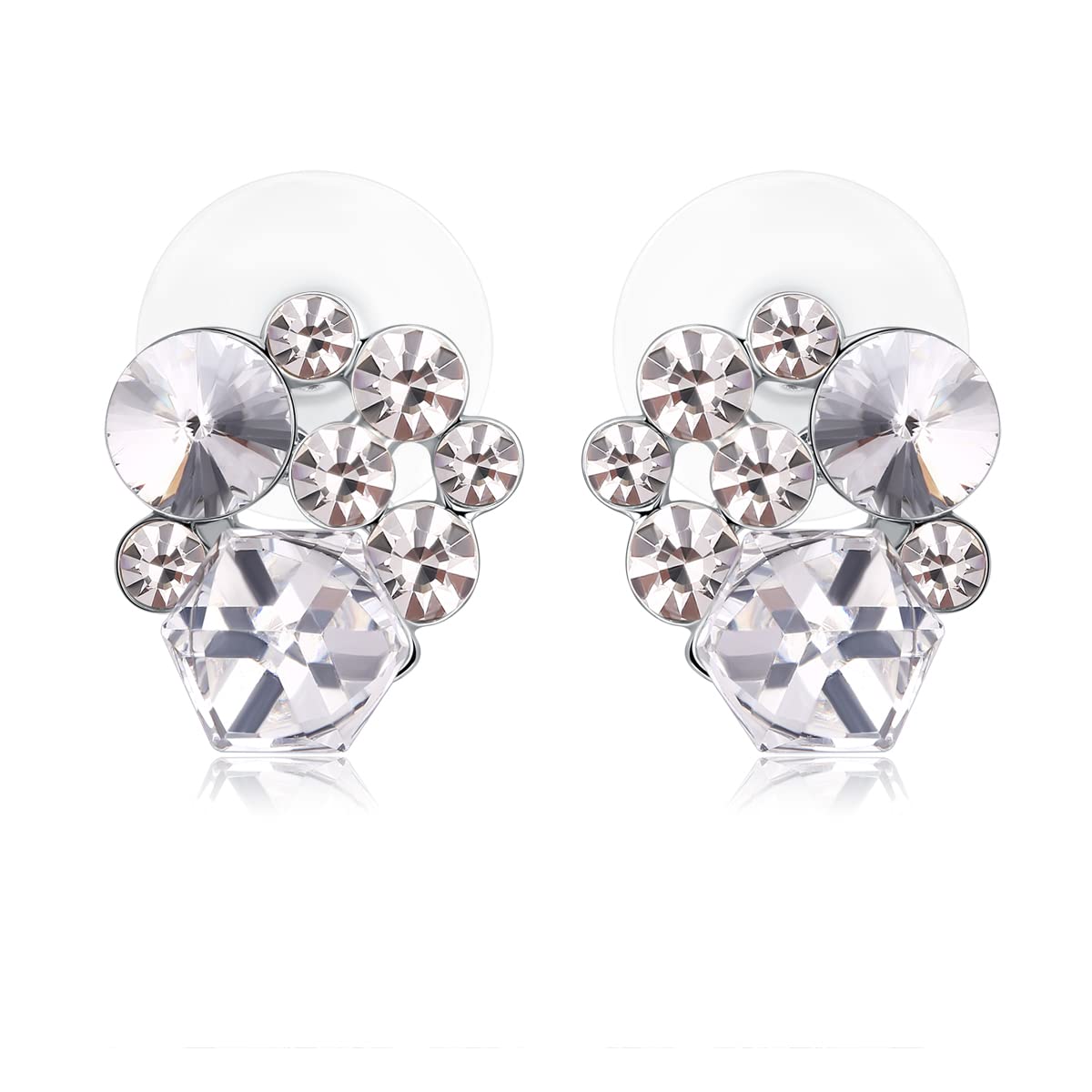 Exquisite Austrian Crystal Cube Earrings for Women - Elegant Gift for Valentine's Day, Birthday, Anniversary & Mother's Day | Perfect for Parties, Weddings & Special Occasions
