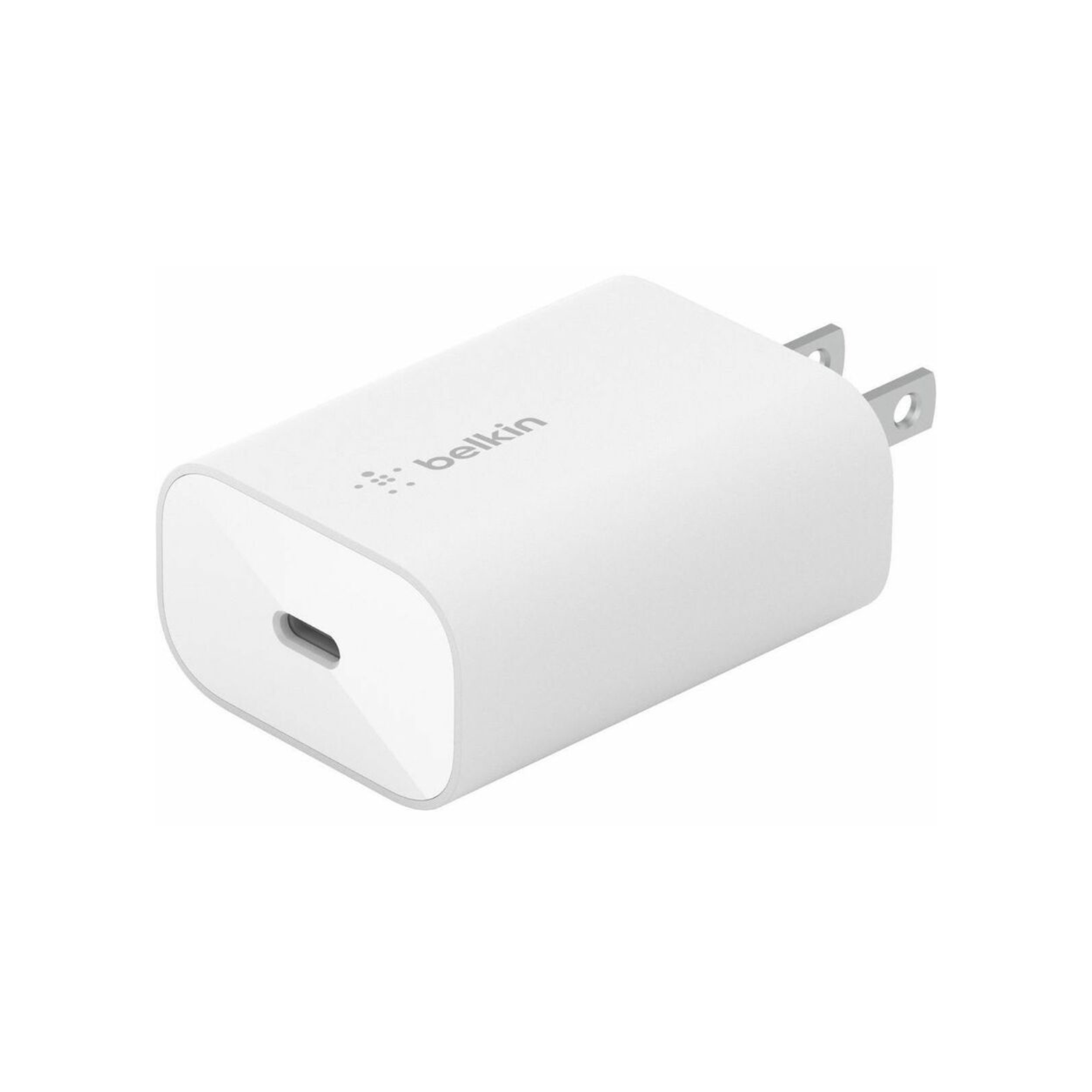 Belkin 30W USB C Wall Charger Fast Charging Adapter - Compact & Portable for iPhone 15/14/13, Samsung Galaxy, iPad, MacBook - Perfect for Travel, Home & Office Use