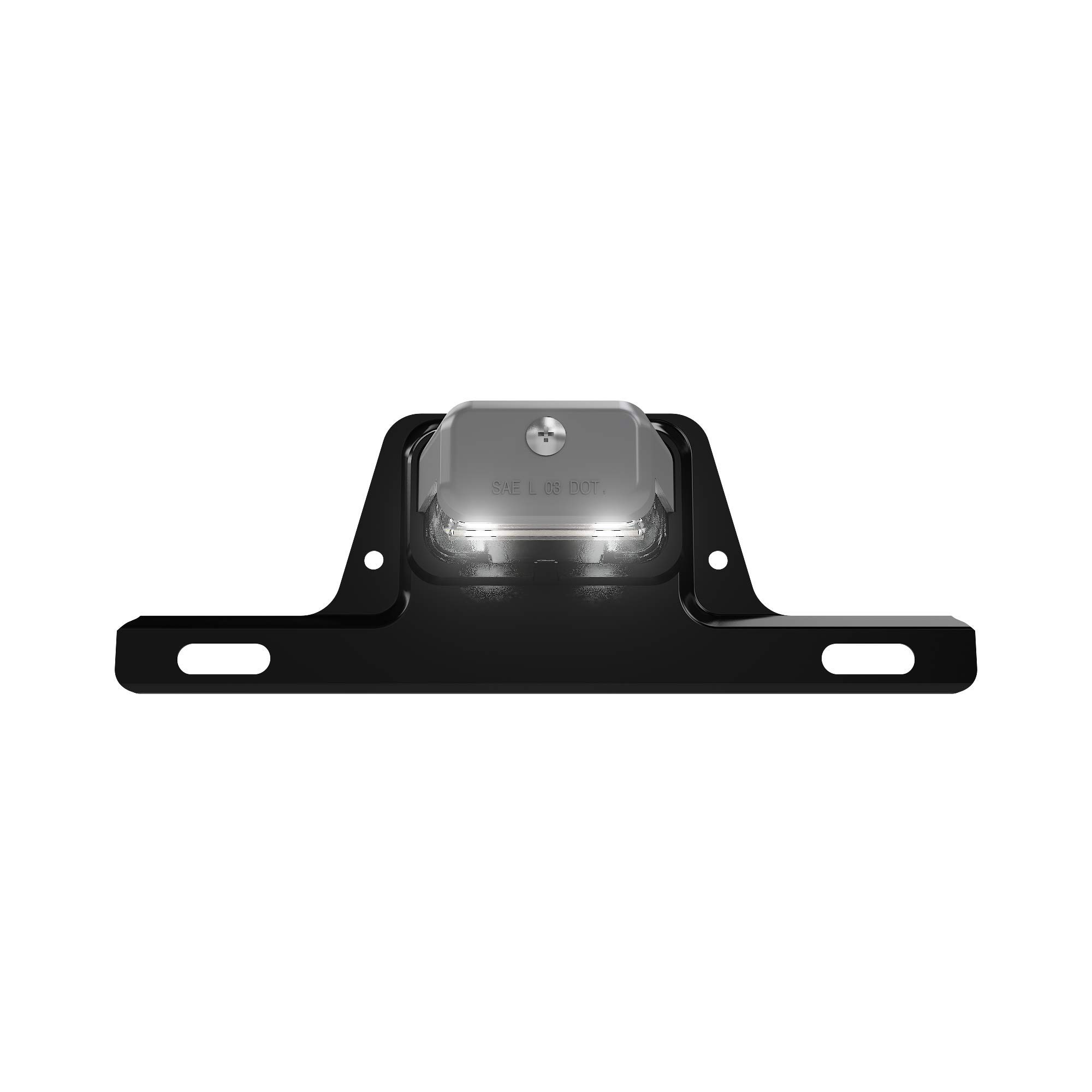 SAE/DOT Certified LED Trailer License Plate Lights - Universal Waterproof Heavy Duty Truck RV Boat Automotive Step Tag Lights with Bracket (20 Pack, Gray) - Perfect for Trailers, Trucks, RVs & Marine Applications