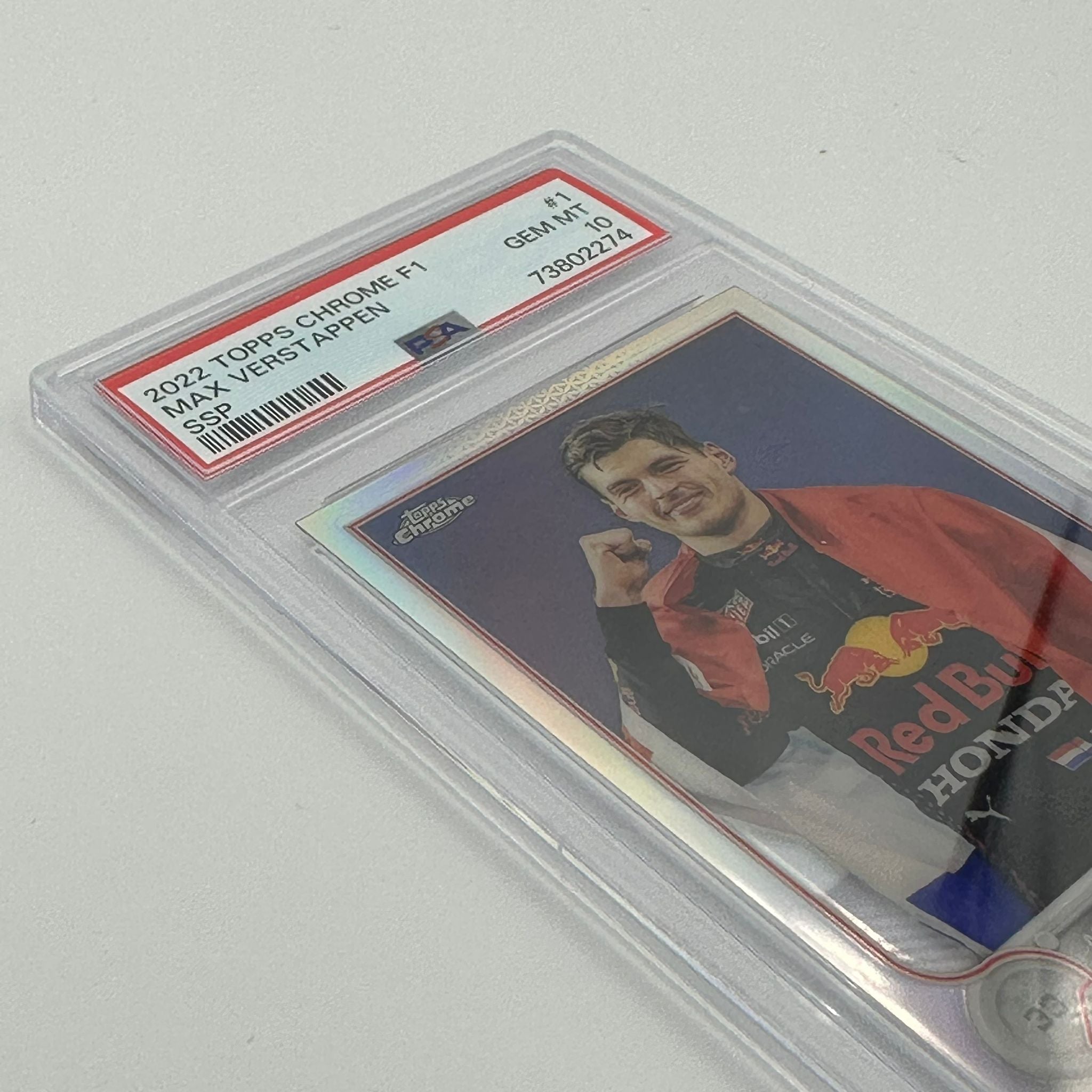 PSA 10 Graded Max Verstappen #1 SSP Image Variation - Rare F1 Trading Card for Collectors & Fans - Perfect for Display, Investment & Racing Memorabilia Collections