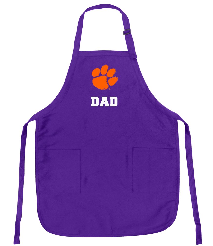 Clemson University Dad Apron for Men - Made in USA | Perfect for Grilling, Cooking & Tailgating Gifts