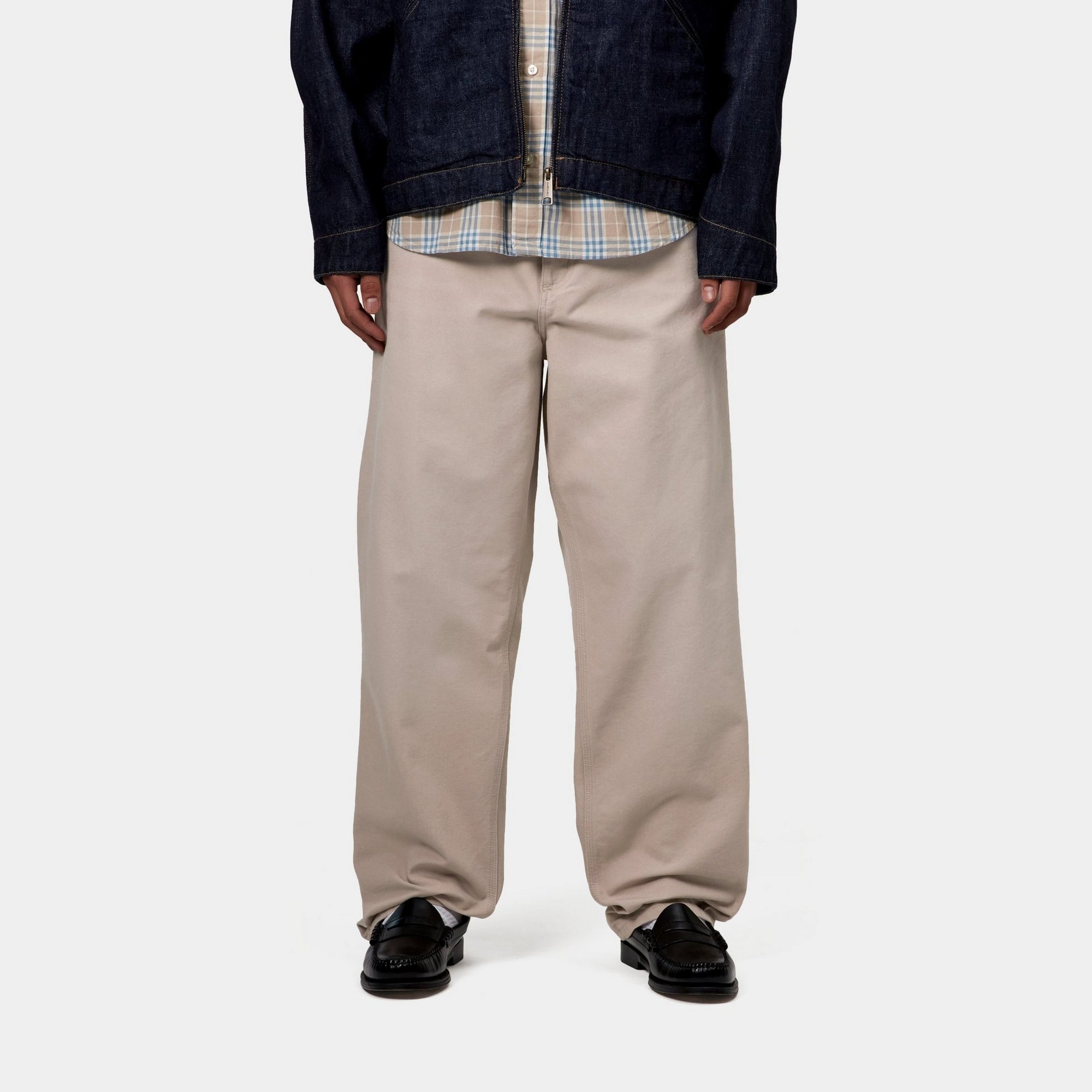Single Knee Pants in Stone Canvas Fabric | Dusky Beige Color | Perfect for Outdoor Adventures, Hiking & Casual Wear