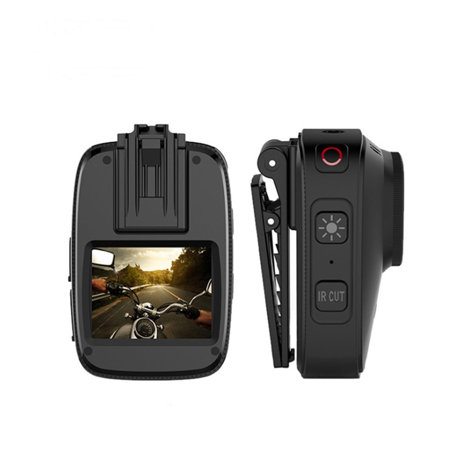 MZZYG 4K Action Camera - Wearable Body Camera with Stabilization, Infrared & Night Vision, Waterproof for Outdoor Sports, Police Enforcement, Nighttime Adventures (Standard)