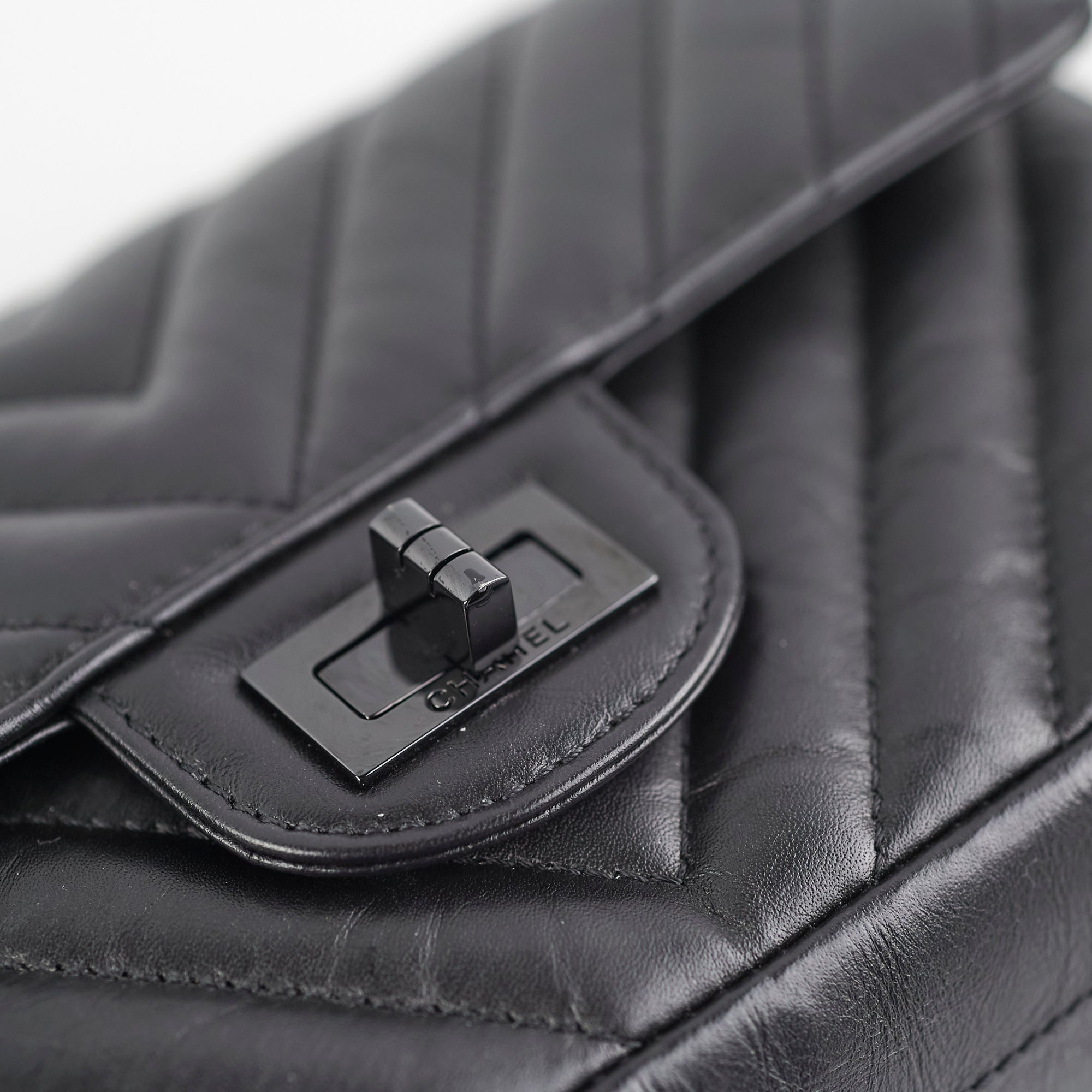 Chanel Mini Reissue 2.55 Black Leather Crossbody Bag for Women - Luxury Designer Handbag for Date Night, Parties & Everyday Use