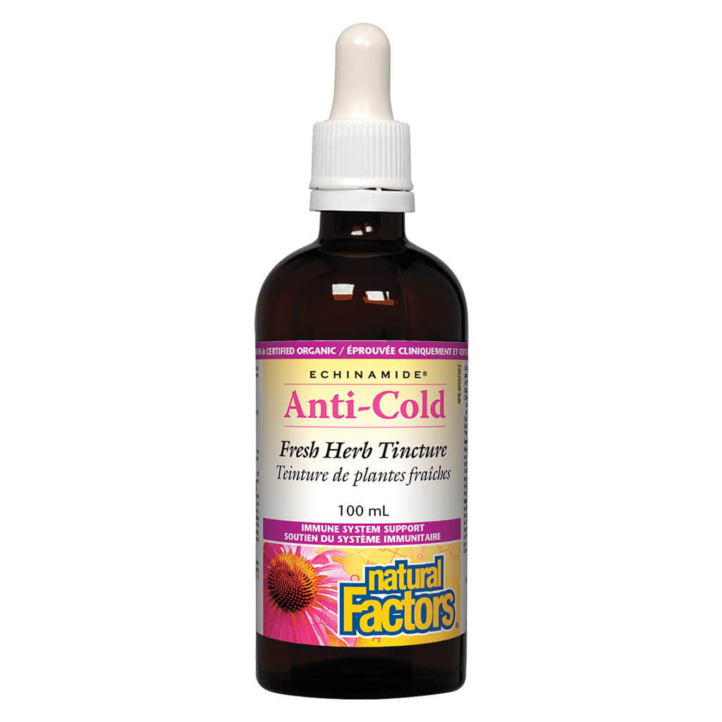Echinamide Anti Cold Fresh Herb Tincture - Natural Immune Support & Cold Relief Supplement for Adults - Boost Wellness During Flu Season