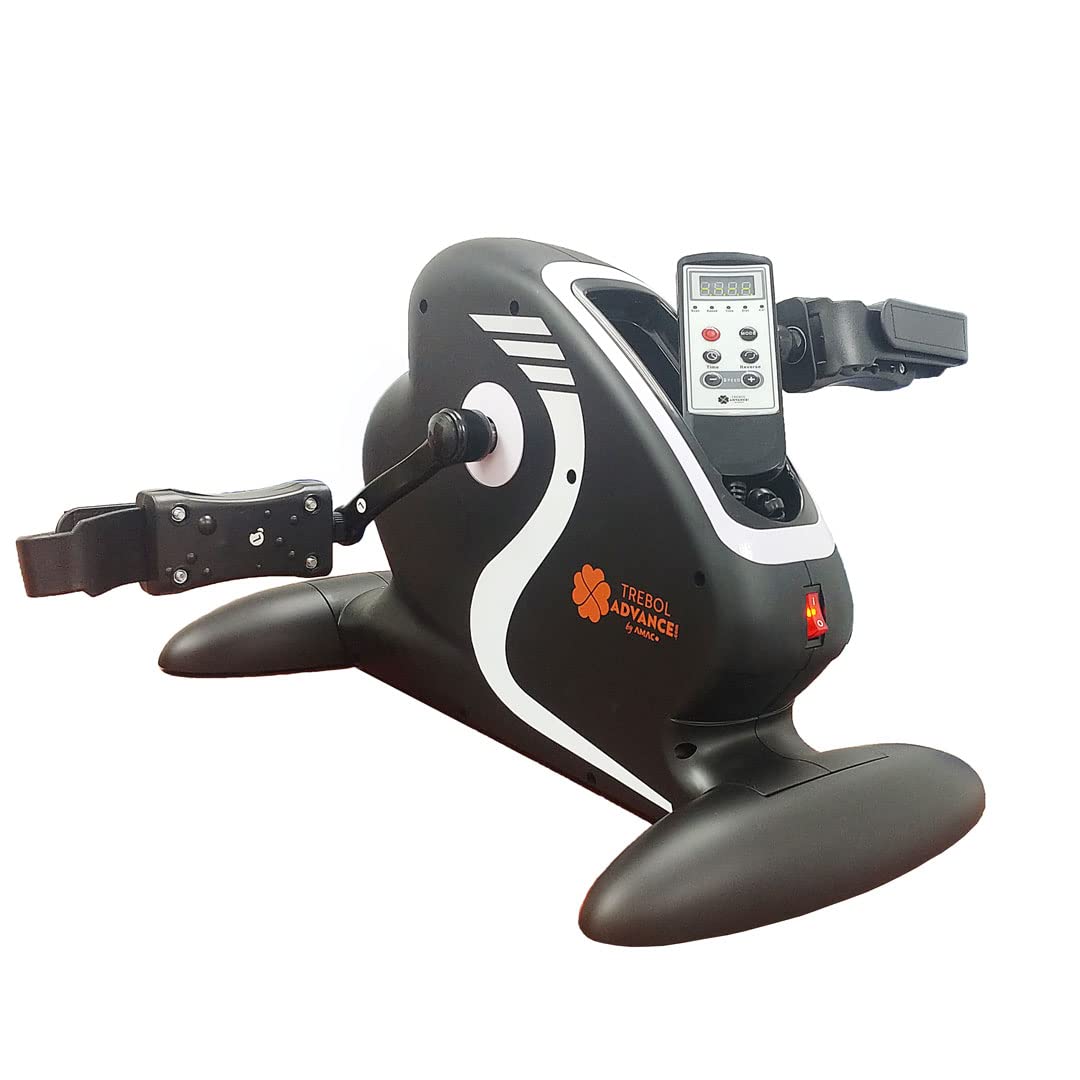 Electric Pedal Exerciser for Arm and Leg Workouts - Portable Fitness Equipment for Home, Office & Rehab Use