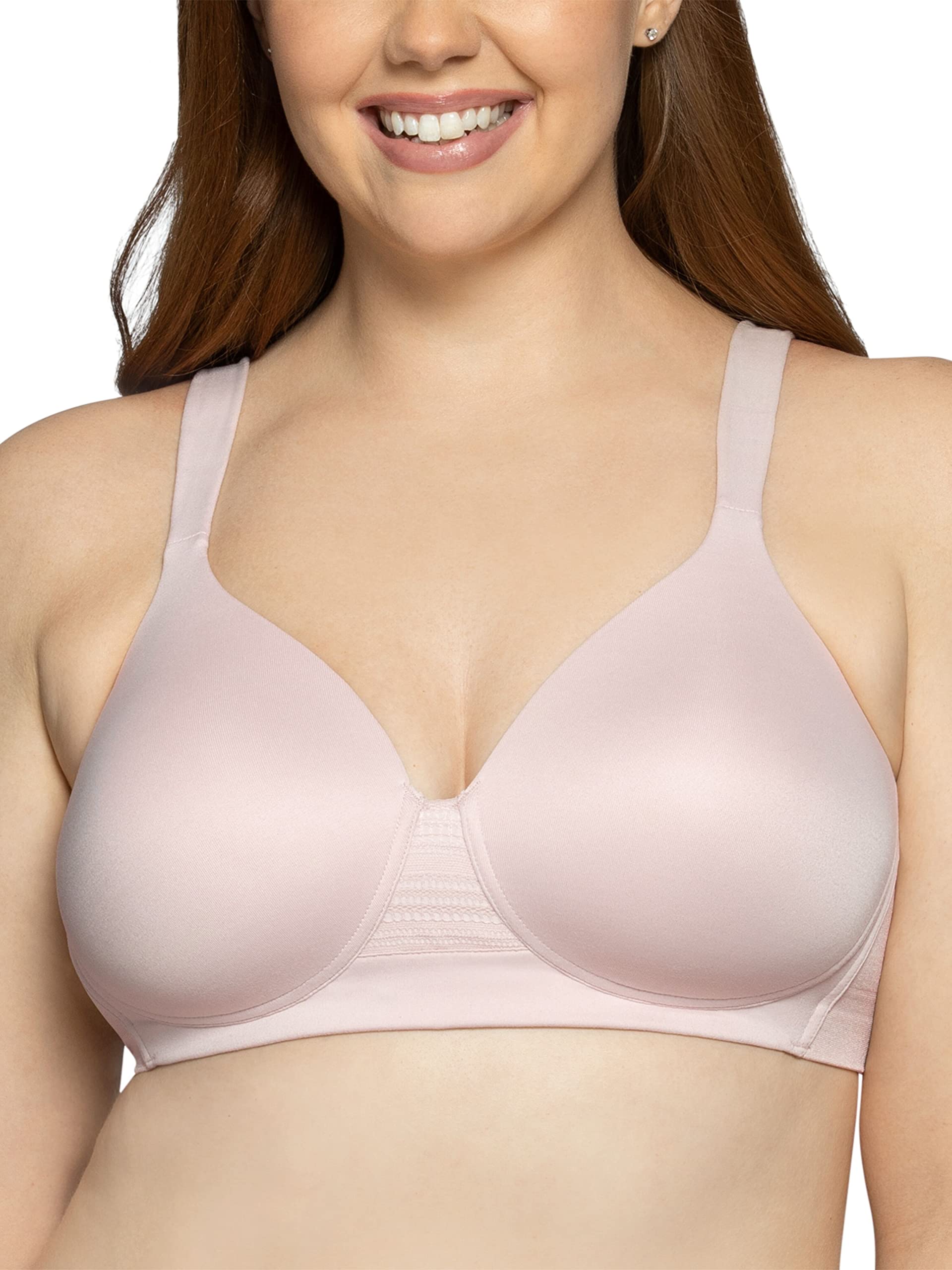 Vanity Fair Women’s Wireless Beyond Comfort Bra with Seamless Back - Ultra Soft Support for All-Day Wear (34B-44DD) | Perfect for Work, Yoga & Lounge Wear