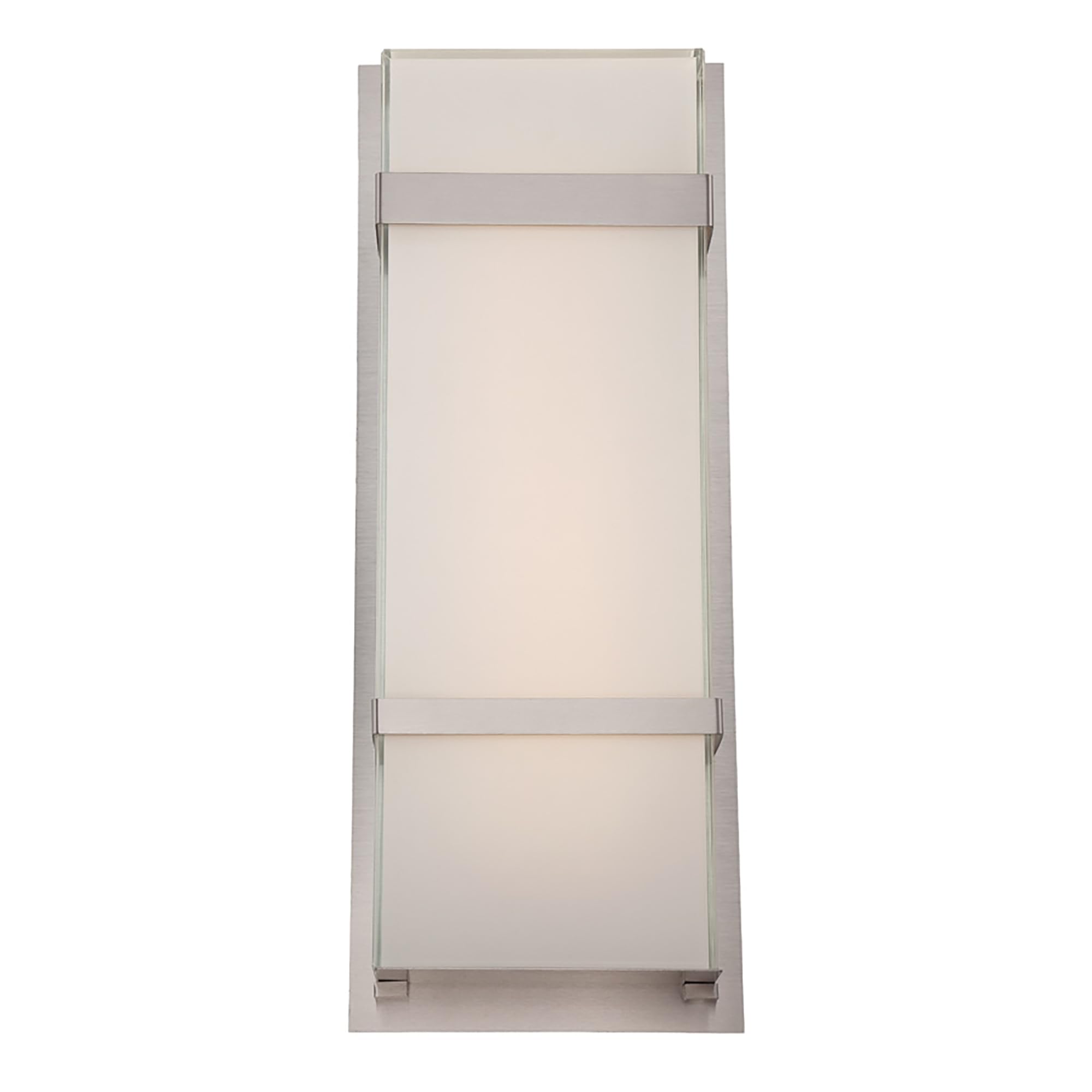 Modern Forms Phantom 21-Inch LED Wall Light - Indoor/Outdoor Waterproof Fixture - 3000K Warm White - Stainless Steel Finish - Perfect for Porch, Patio, Garage & Entryway Lighting