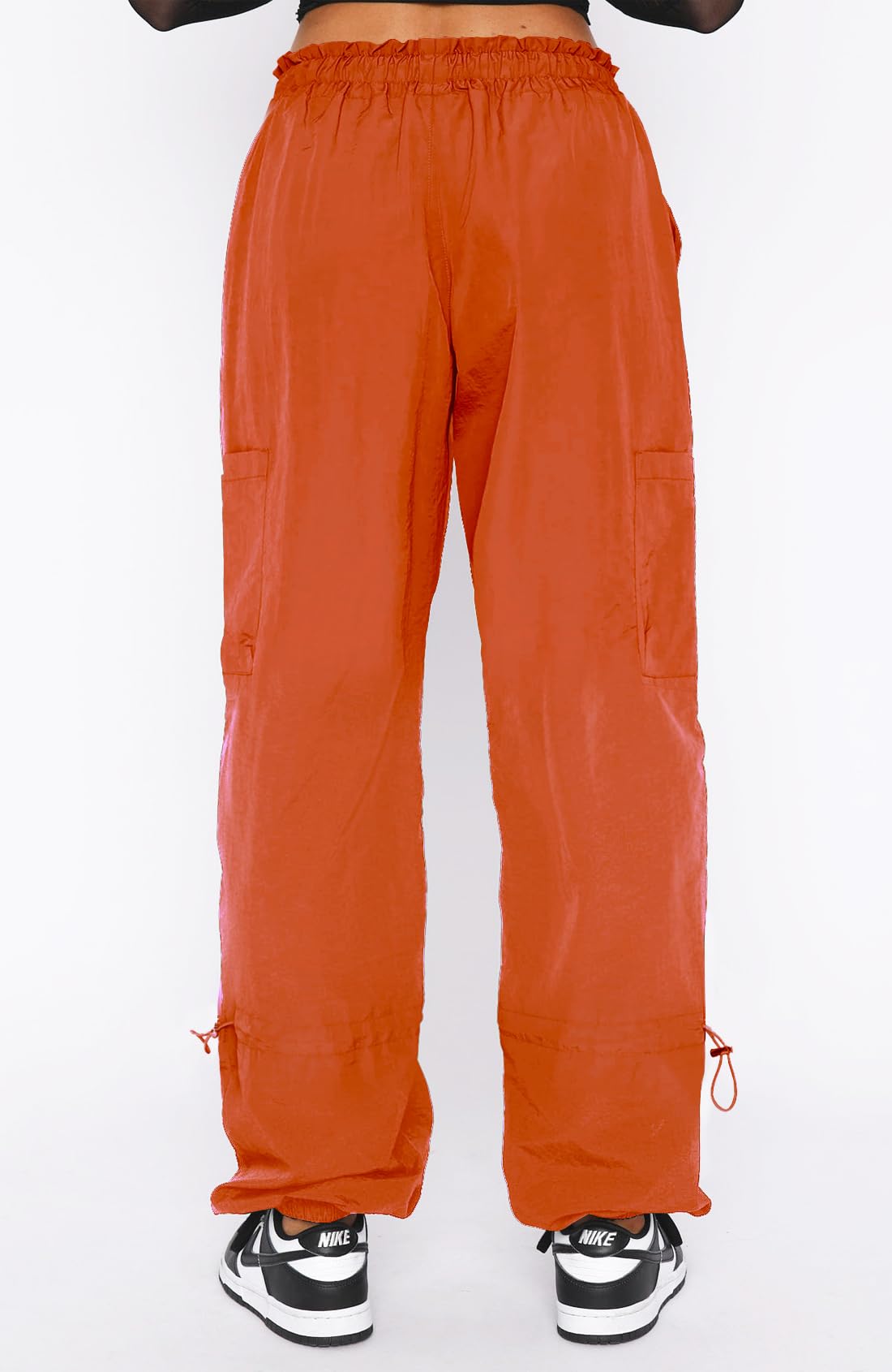 Women's Cargo Pants Baggy Parachute Pants - Y2K Style Rave & Festival Outfits | Streetwear, Casual Wear & Outdoor Activities