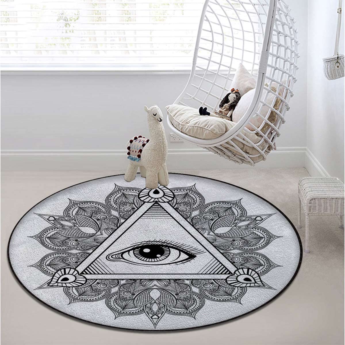 Non-Slip Protective Floor Mat for Hardwood & Carpet - 35.5