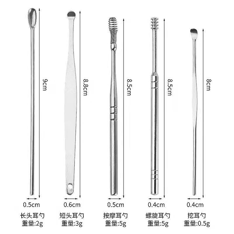 SKINPLUS 6Pcs Professional Blackhead Remover Kit - Mini Pimple Extractor Tools for Acne, Comedones & Blackheads - Facial Blemish Tweezers Set for Clear Skin Care - Perfect for Home Spa & Travel Skincare Routine