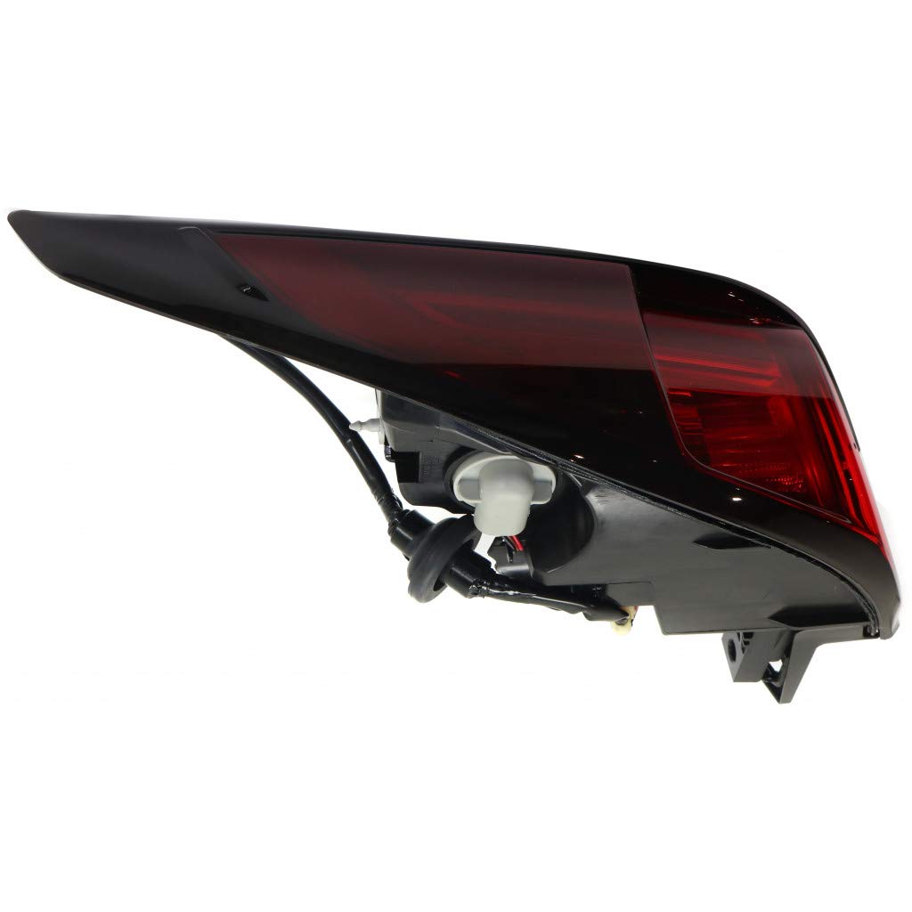 2017-2021 Mazda CX-5 LED Tail Light Assembly - Driver Side Outer with Signature Light | CAPA Certified Replacement for MA2804126, MA2804126C, KB8B51160E | Perfect for Night Driving & Enhanced Vehicle Safety