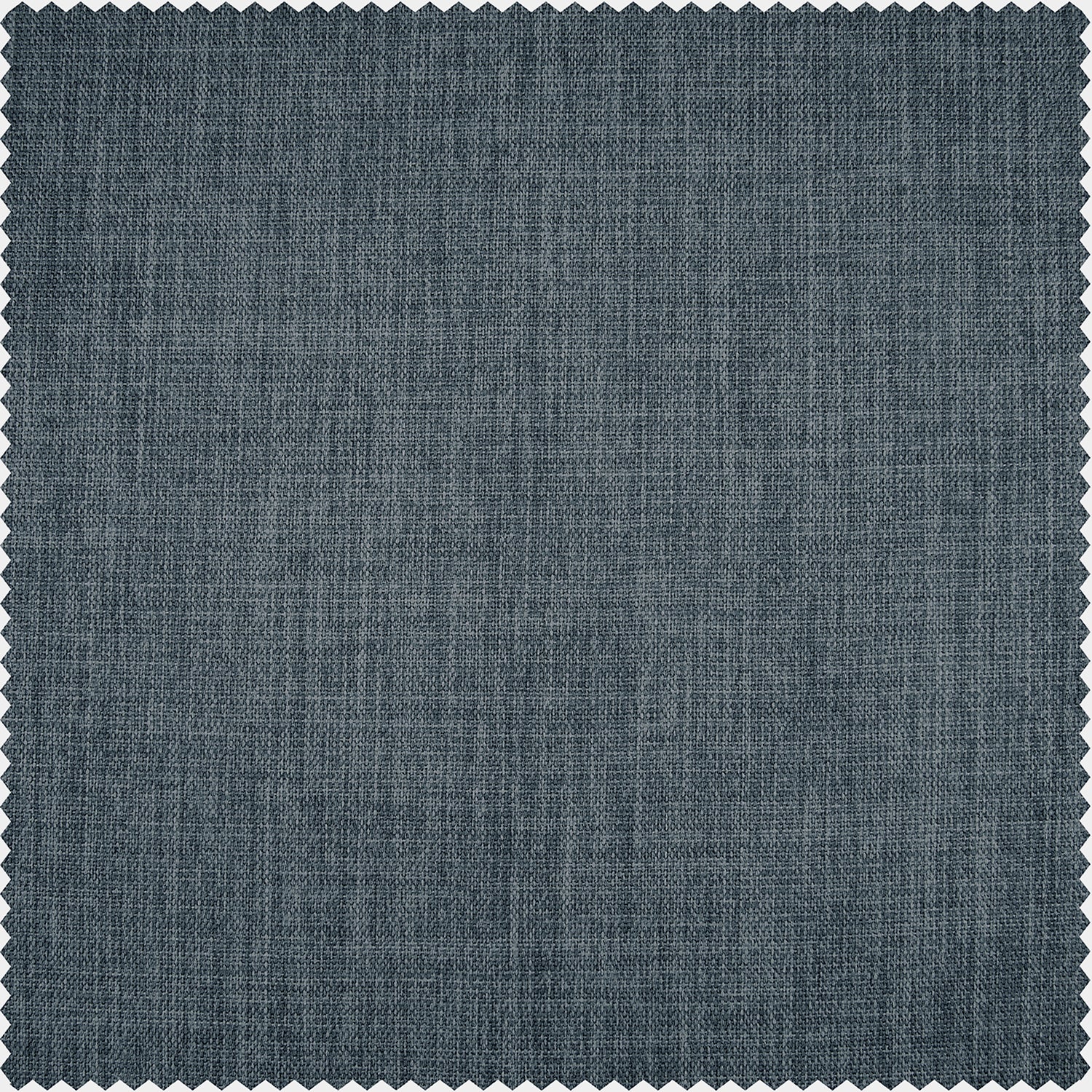 Reverie Blue Textured Faux Linen Roman Shade - Elegant Window Treatment for Living Room, Bedroom & Home Office