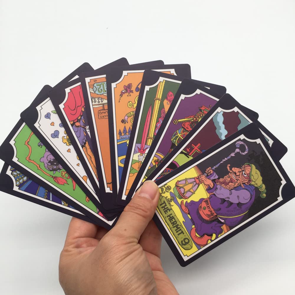 Milcraft Adventure Anime Tarot Cards - 31 Pcs JoJo's Bizarre Adventure Tarot Deck for Divination, Board Games & Party Entertainment | Perfect for Anime Fans, Collectors & Game Nights