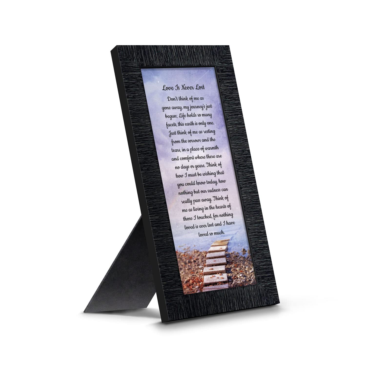 Sympathy Photo Frames - Memorial Wall Decor for Home & Gifts (7378CH) - Perfect for Condolence Gifts & Remembrance Displays