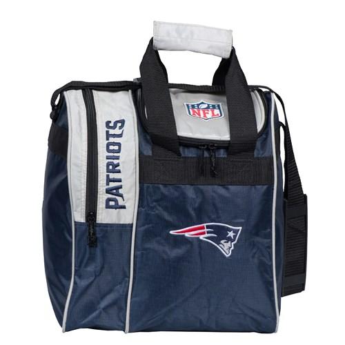 KR Strikeforce 2020 NFL New England Patriots Bowling Bag - Premium Single Tote for Sports Gear & Travel Accessories - Perfect for Football Fans, Gym, and Game Day