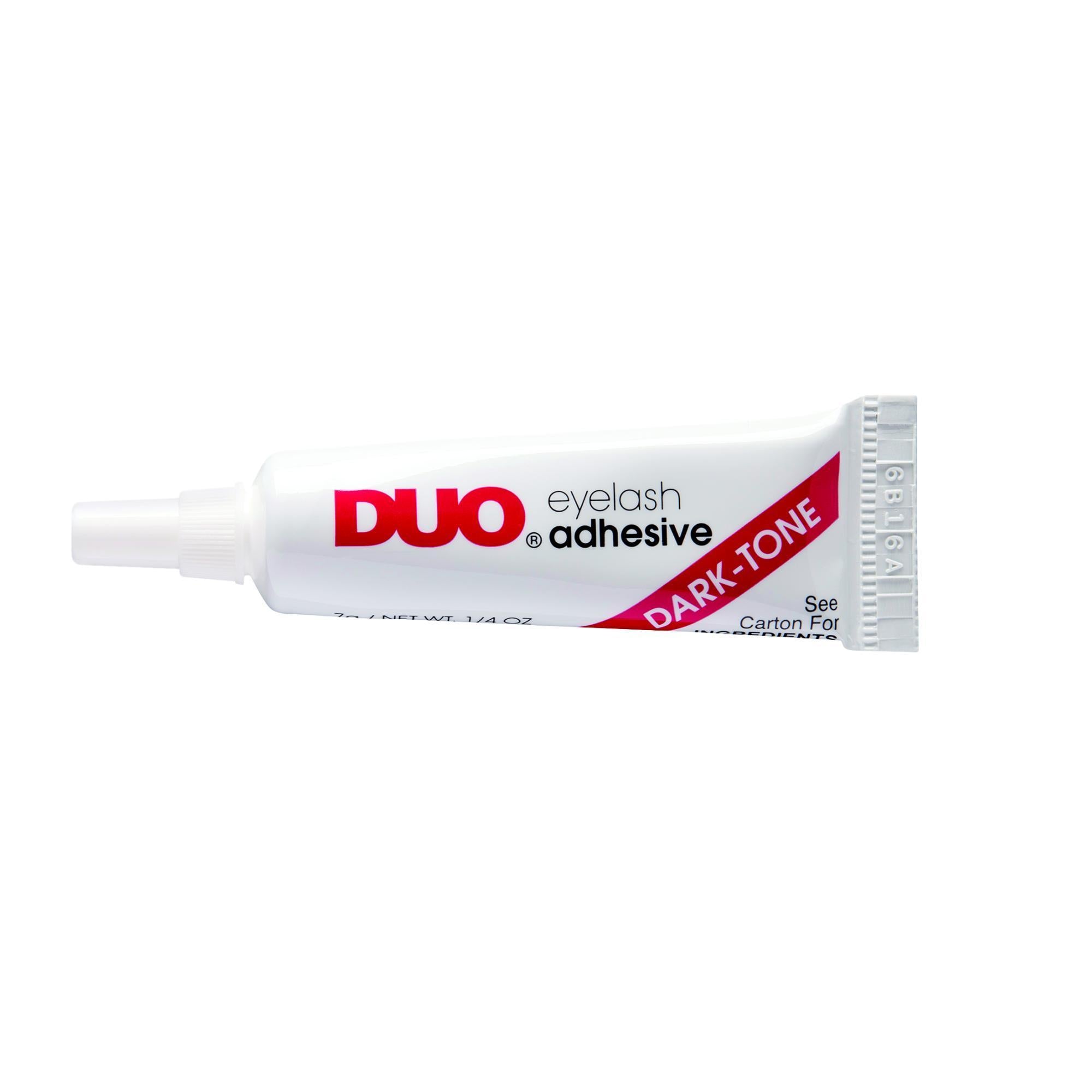 Ardell DUO Strip Lash Adhesive - Dark Eyelash Glue - 0.25 oz - Long Lasting & Waterproof - Perfect for False Eyelashes & Makeup Application