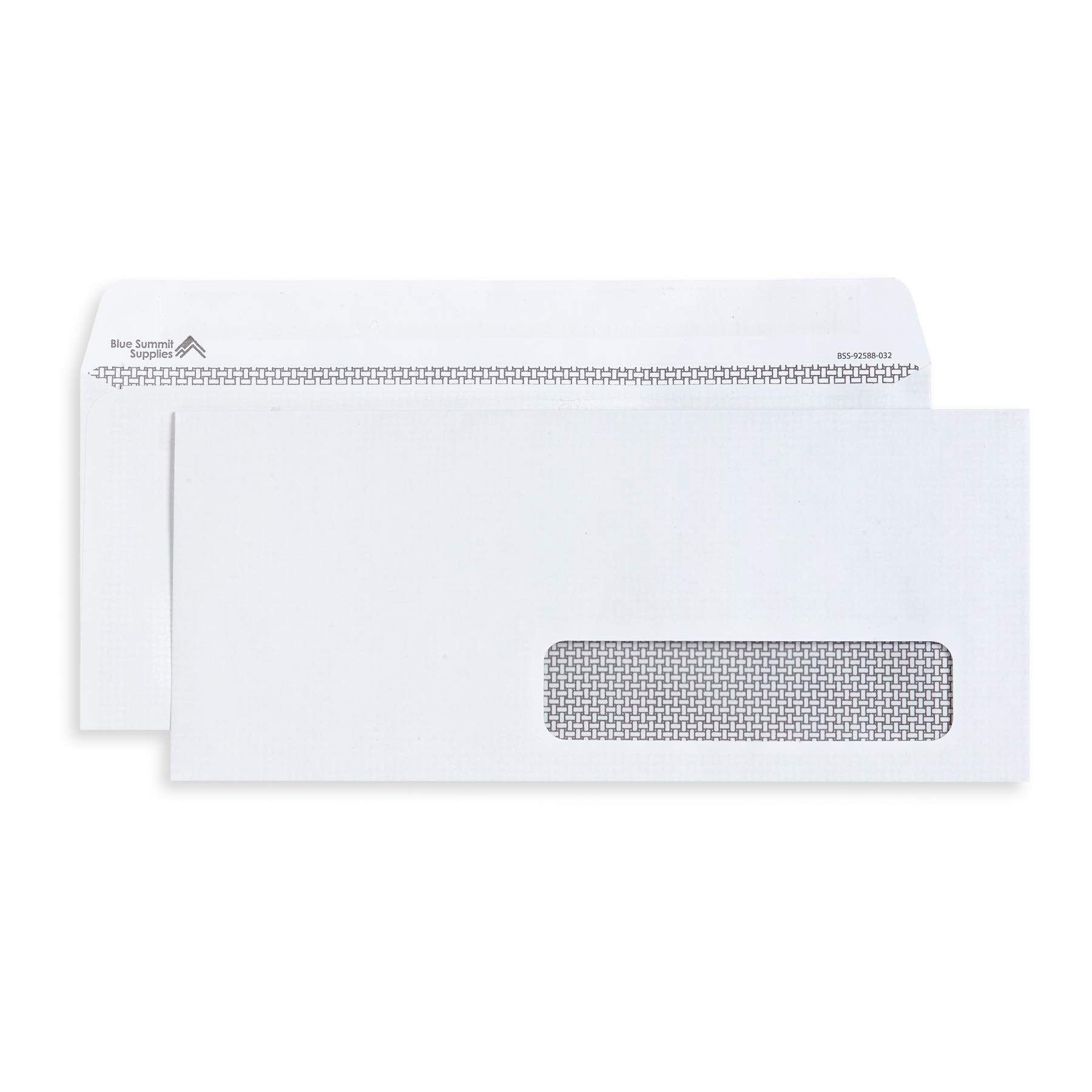 500 Self Seal Number 10 Security Envelopes with Right Window - 4 1/8 x 9 1/2 Inches, 500 Count - Perfect for Secure Mailing of Invoices, Business Documents & Confidential Statements - Ideal for Offices, Accounting & Legal Mailings