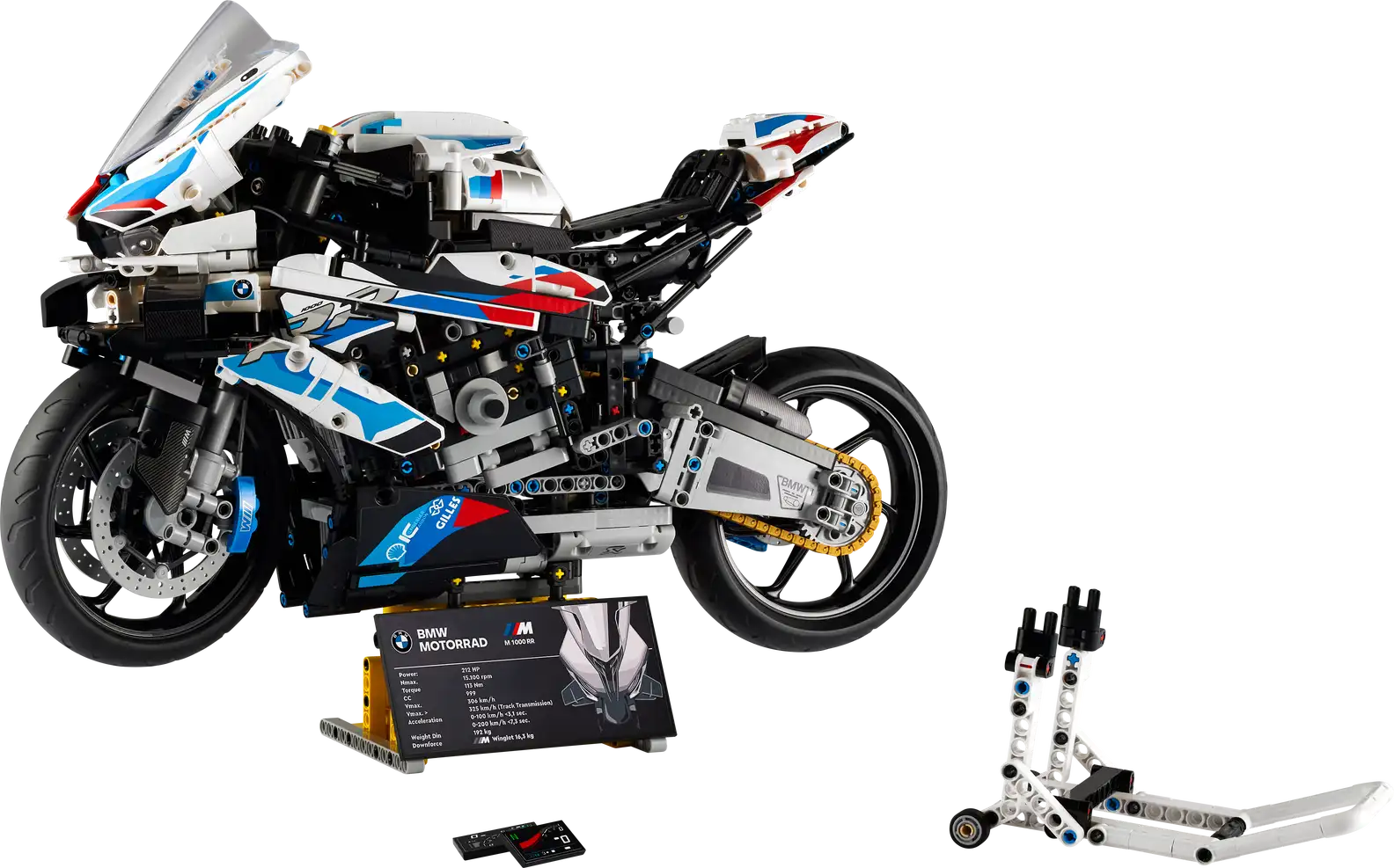 LEGO® Technic BMW M1000RR Motorcycle Building Kit - 1:5 Scale Model with Working Gearbox & Suspension - Perfect for Adults & Teens - Great for Display, Collecting & STEM Learning