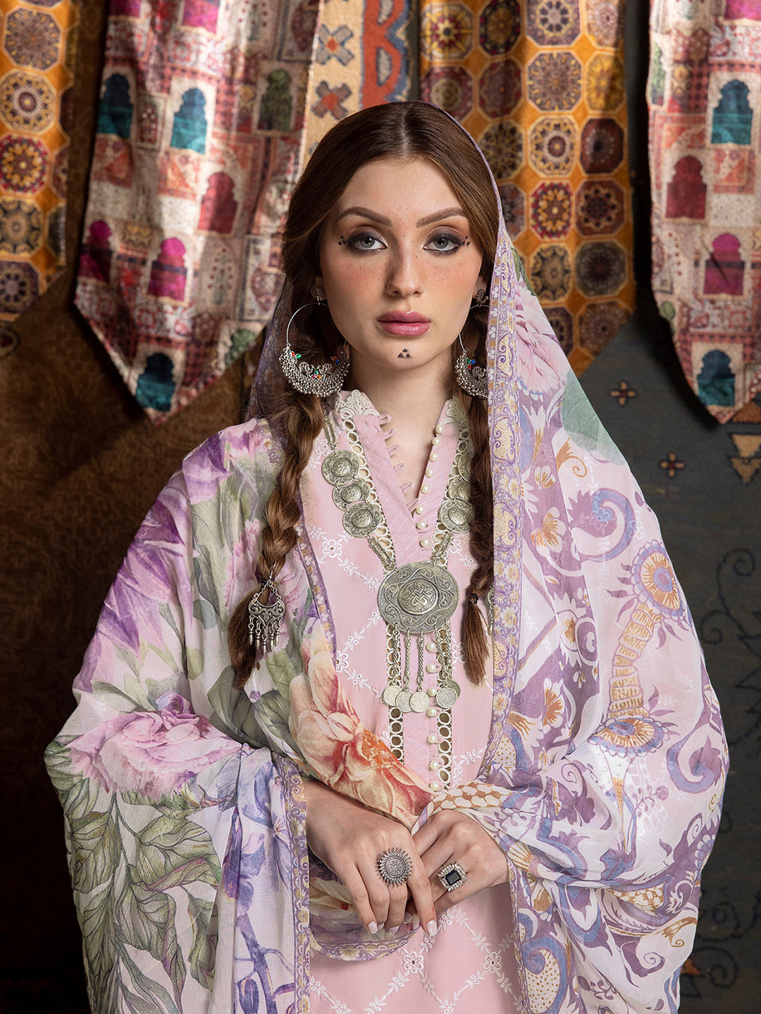 Elegant Baby Pink Designer Semi-Stitched Pant Suit with Exquisite Embroidery - Perfect for Weddings, Parties & Special Occasions