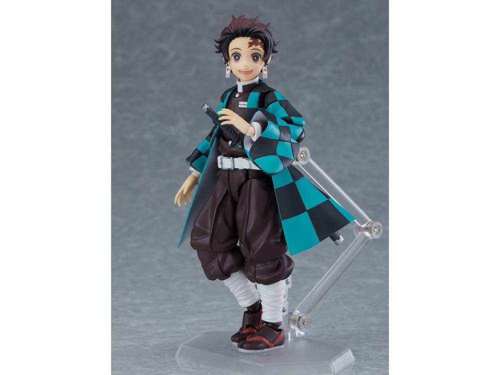 Figma #498 Tanjirou Kamado Action Figure - Demon Slayer: Kimetsu no Yaiba Anime Collectible for Fans & Display - Perfect for Home Decor, Office Desk, and Anime Collections