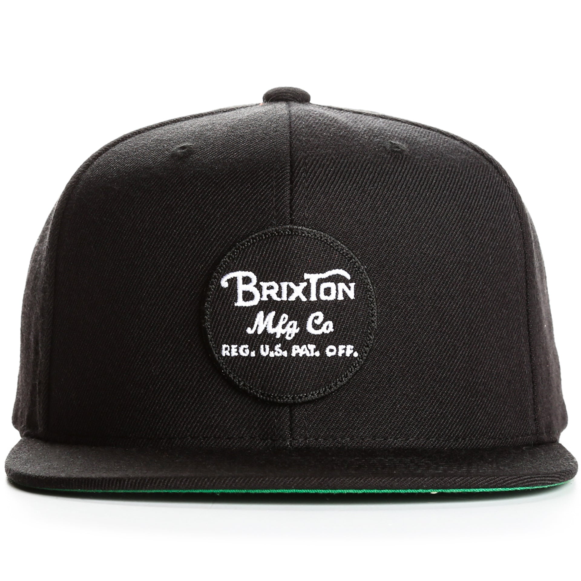 Brixton Wheeler Snapback Hat for Men & Women - Adjustable Black Baseball Cap for Casual & Streetwear Style | Perfect for Outdoor Activities, Sports, and Daily Wear